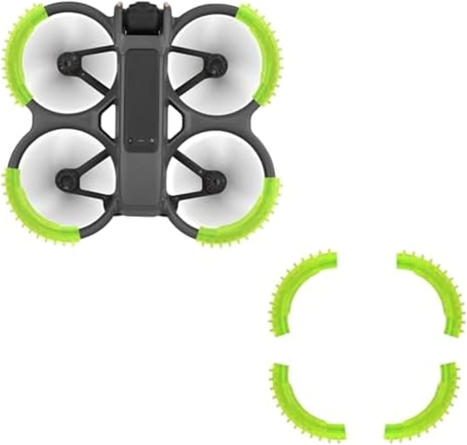 محافظ پروانه، برای DJI، Avata 2، محافظ پروانه، برای پهپاد، طراحی سبک وزن، حلقه محافظ، پوشش (سبز) محافظ پروانه پهپاد (سبز)