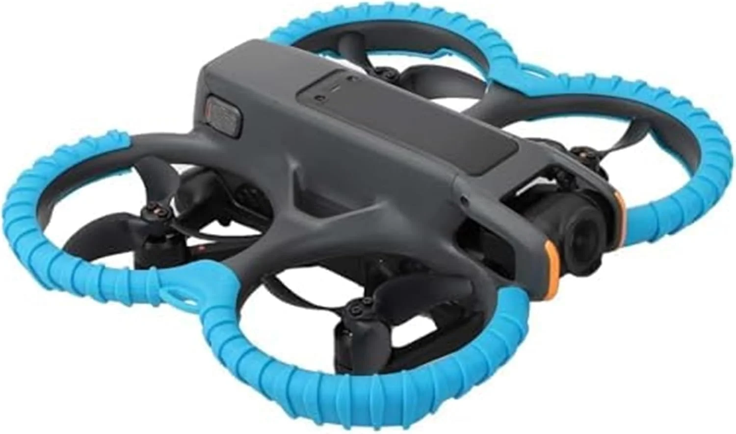محافظ پروانه برای DJI AVATA 2، حلقه محافظ سیلیکونی، ضربه گیر پروانه ضد برخورد و ضد خش (نارنجی) محافظ پروانه (آبی)