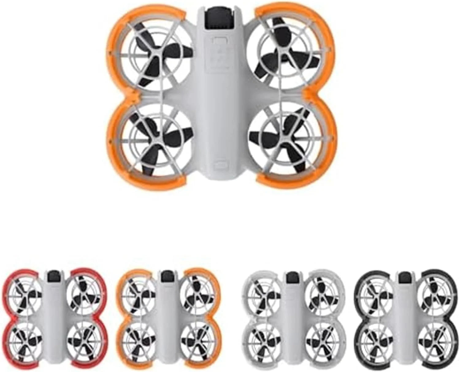 محافظ ملخ، برای DJI، NEO، محافظ ملخ، حلقه سپر محافظ، پوشش ضد برخورد ملخ (مشکی) محافظ ملخ پهپاد (نارنجی)