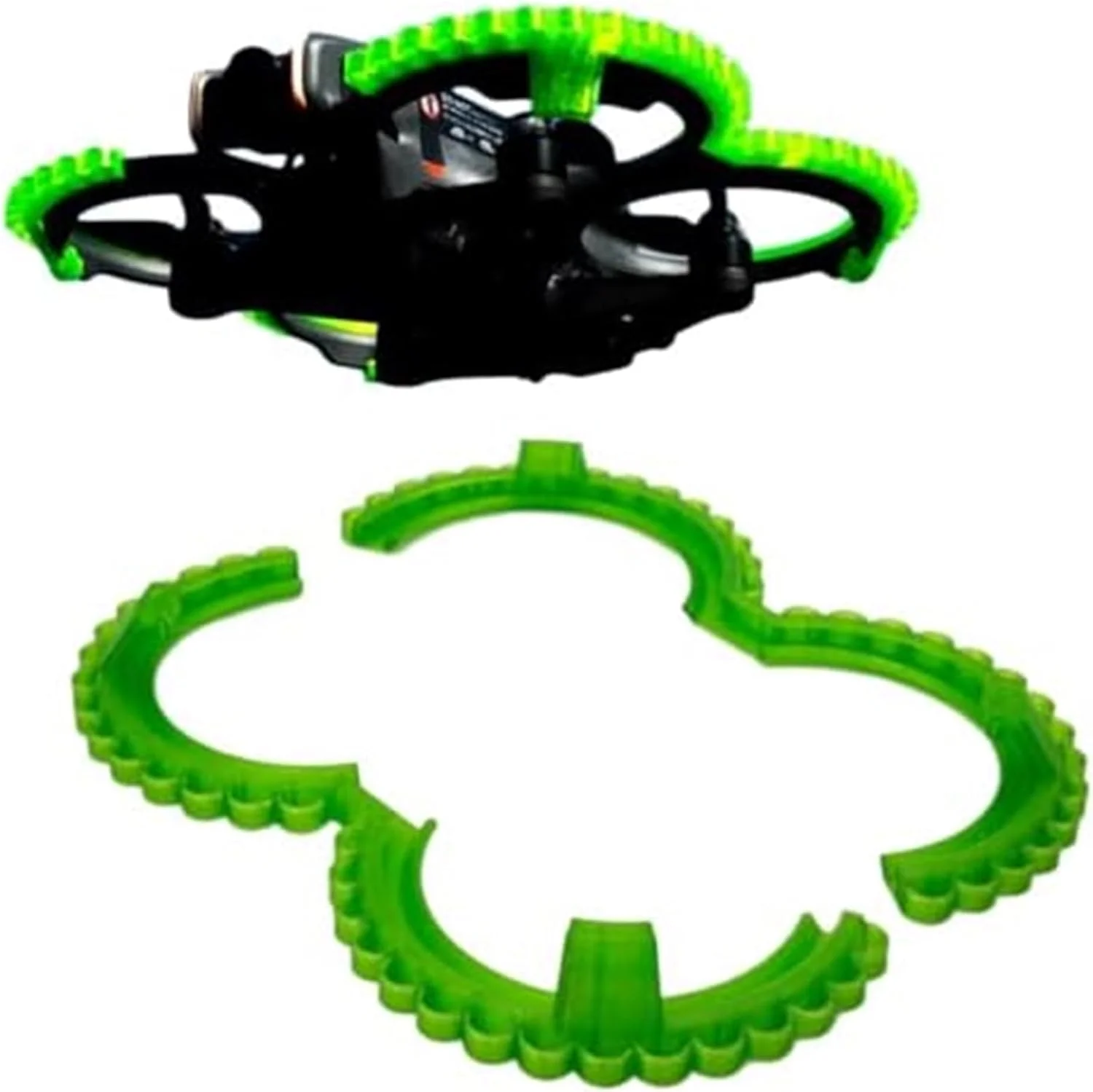 محافظ پروانه، حلقه محافظ ضد برخورد، برای DJI، لوازم جانبی (سبز)، محافظ پروانه نارنجی پهپاد