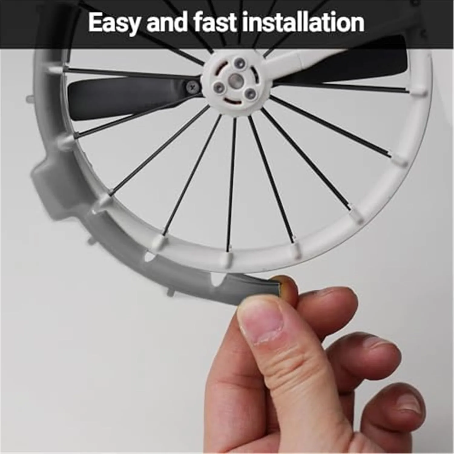 محافظ پروانه، برای فلیپ، محافظ پروانه TPU، حلقه ضربه گیر محافظ، پوشش ضد برخورد پروانه (مشکی) محافظ پروانه پهپاد (مشکی)