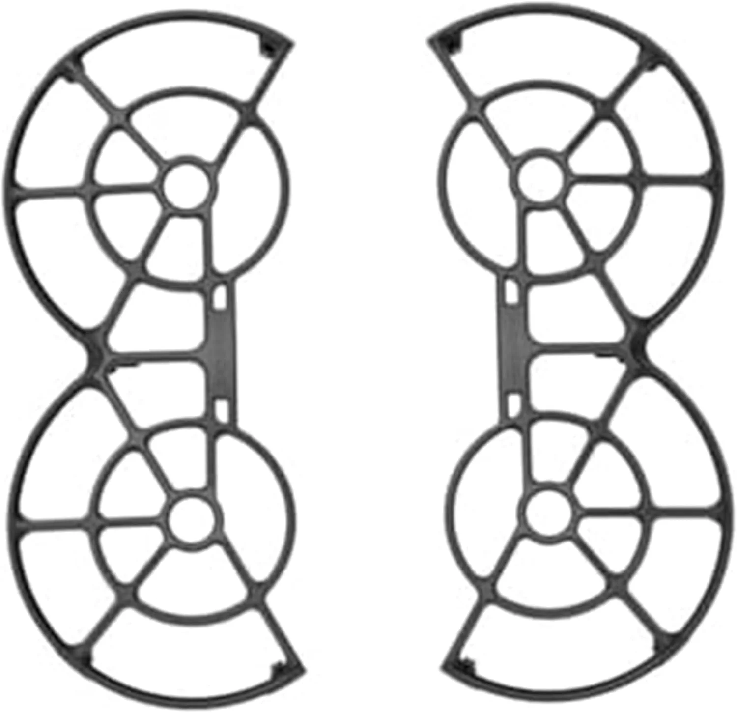 حلقه محافظ ضد برخورد پروانه برای DJI، Neo، لوازم جانبی NEO (نارنجی)، محافظ پروانه پهپاد (مشکی)