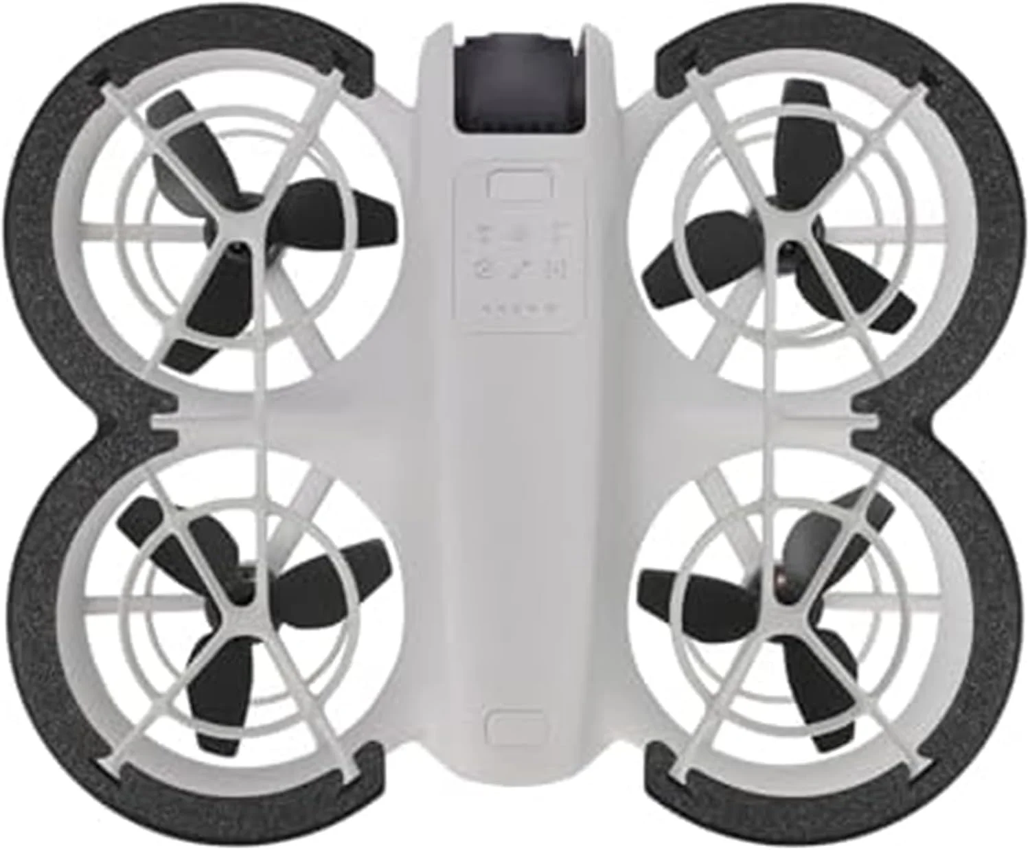 حلقه سپر ضد برخورد پروانه، پوشش محافظ پره سازگار، برای DJI، لوازم جانبی پهپاد NEO، نوارهای جذب شوک مقاوم در برابر خراش (مشکی) محافظ پروانه پهپاد (مشکی)