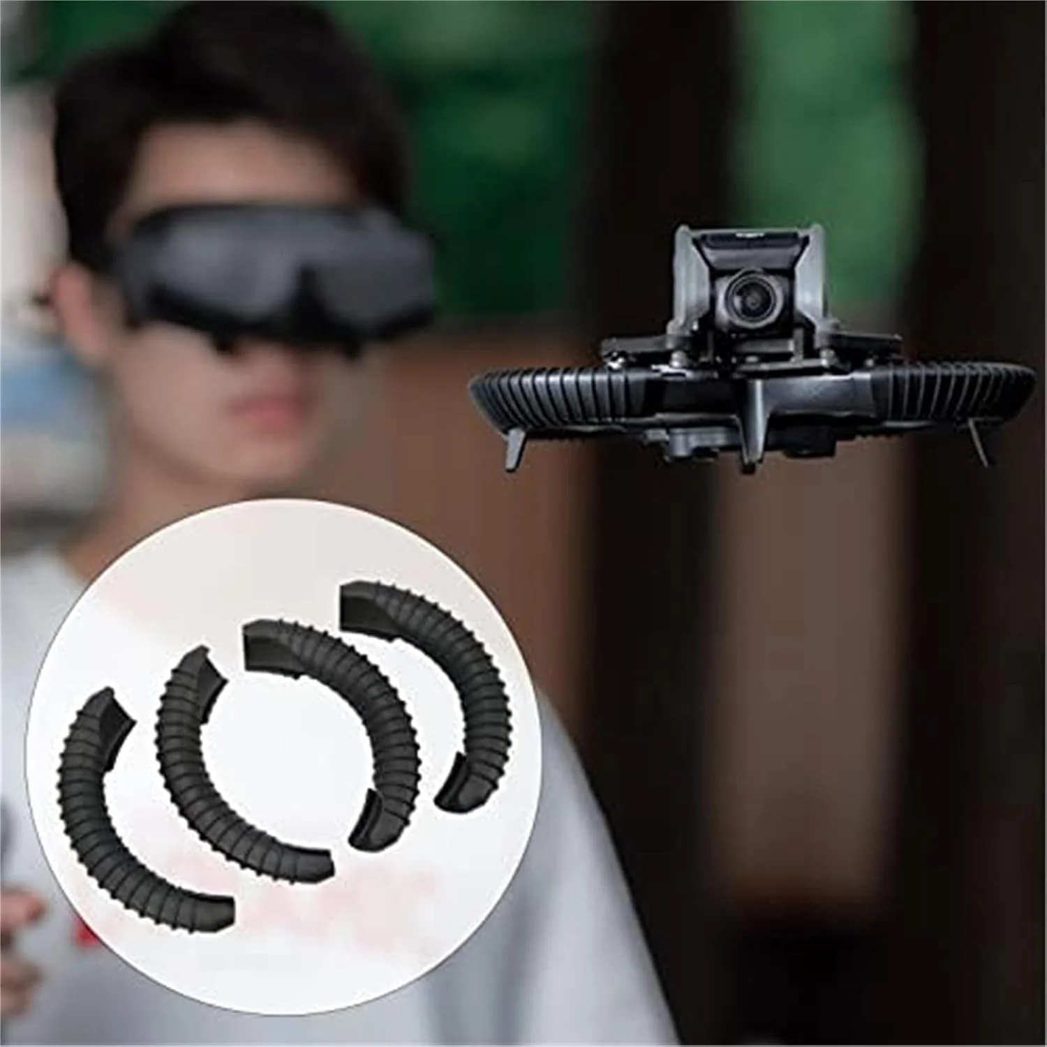 محافظ پروانه کوادکوپتر، پوشش محافظ سپر، برای محافظ پروانه کوادکوپتر DJI