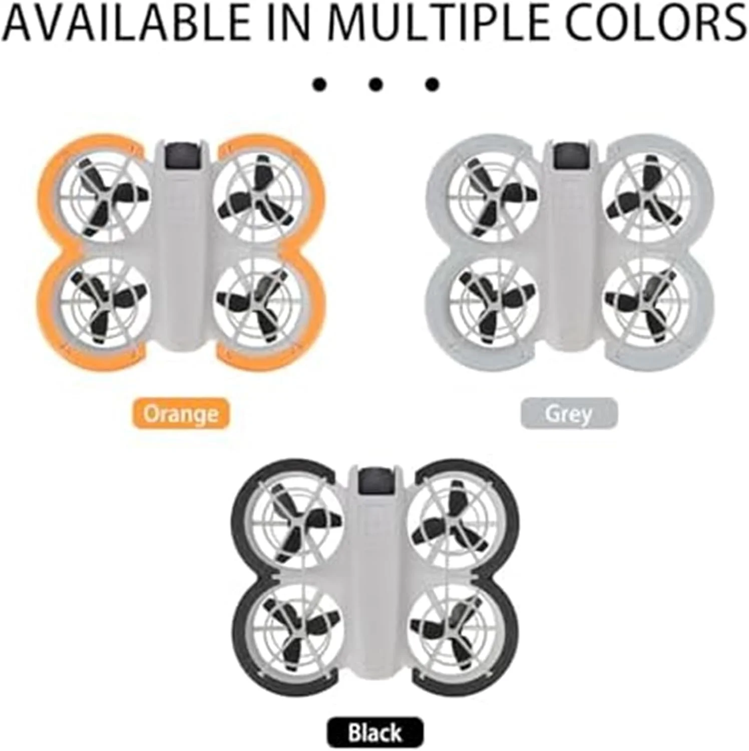 حلقه سپر ضد برخورد پروانه، پوشش محافظ پره سازگار، برای DJI، لوازم جانبی پهپاد NEO، نوارهای جذب شوک مقاوم در برابر خراش (مشکی) محافظ پروانه پهپاد (مشکی)