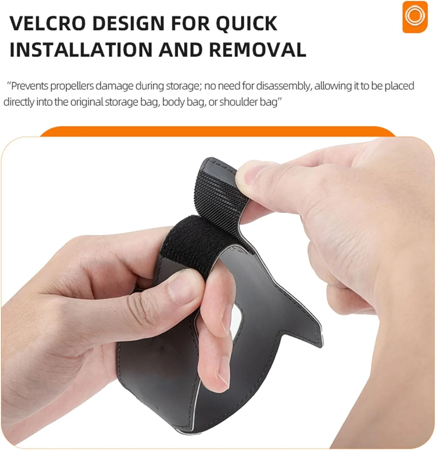 نگهدارنده تثبیت کننده ملخ PU مدل LICHIFIT برای DJI Air 3S / Air 3، بند محافظ ملخ برای DJI Air 3 / Air 3S، تثبیت کننده محافظ پره های پهپاد