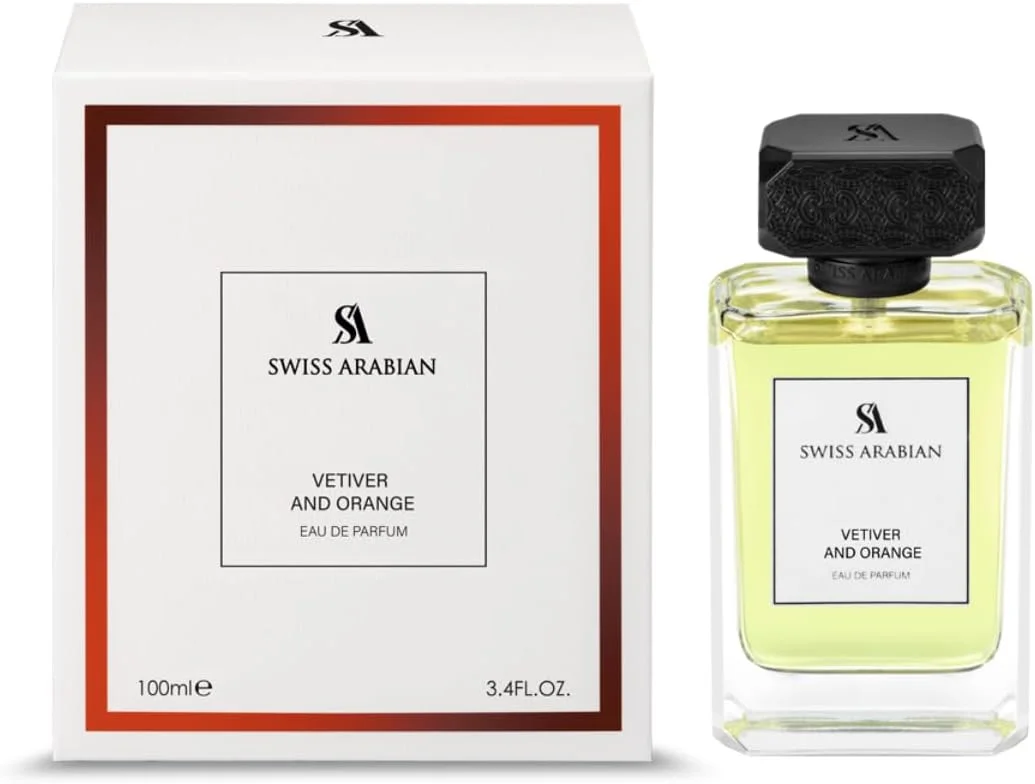 ادو پرفیوم مردانه Swiss Arabian مدل Vetiver And Orange حجم 100 میلی لیتر ادو پرفیوم مردانه Swiss Arabian مدل Vetiver And Orange حجم 100 میلی لیتر