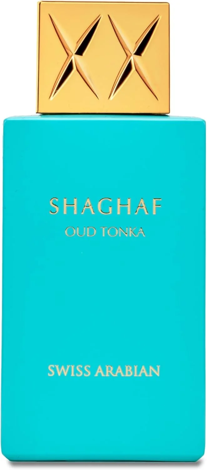 ادو پرفیوم شاغف عود تونکا سوئیس عربین، ۷۵ میلی لیتر، عطر با کیفیت برتر، رایحه ای برای زنان و مردان، عطرهای ترکیبی لوکس کهربایی گورمند برای مردان و زنان