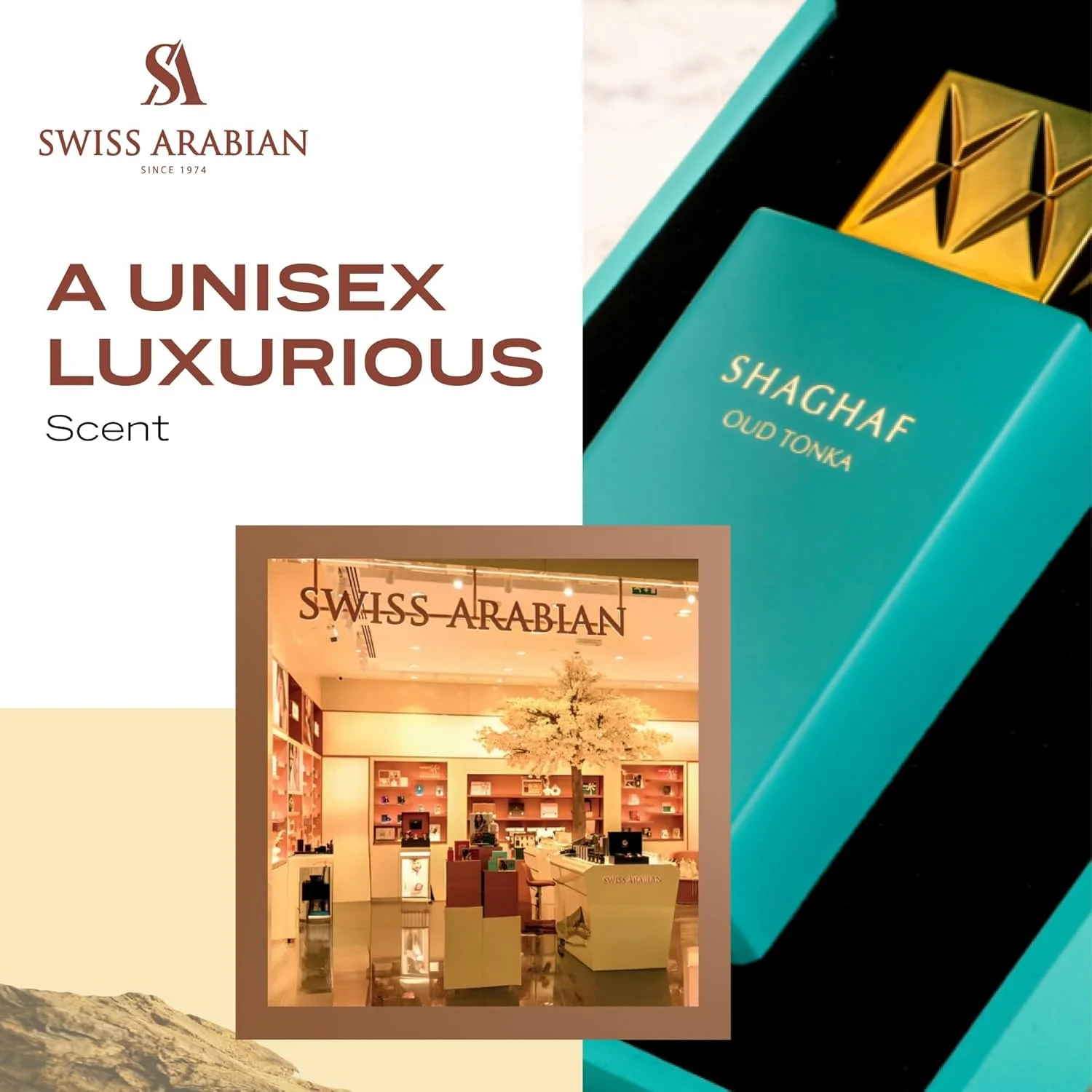 ادو پرفیوم شاغف عود تونکا سوئیس عربین، ۷۵ میلی لیتر، عطر با کیفیت برتر، رایحه ای برای زنان و مردان، عطرهای ترکیبی لوکس کهربایی گورمند برای مردان و زنان