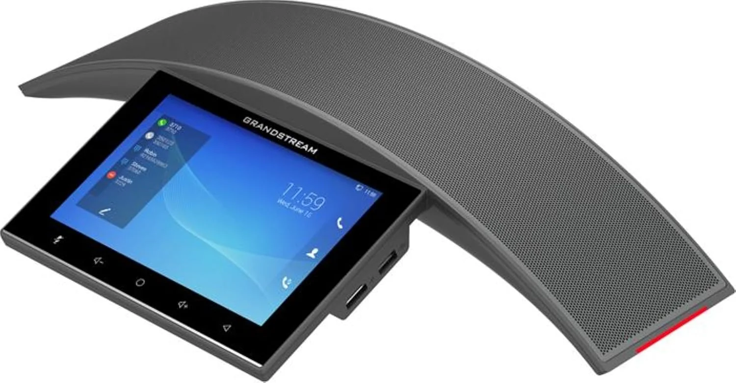 تلفن کنفرانس تحت شبکه گرنداستریم GAC2570 | صفحه نمایش لمسی رنگی 7 اینچی | وای فای 6 | باتری داخلی | شامل آداپتور PoE
