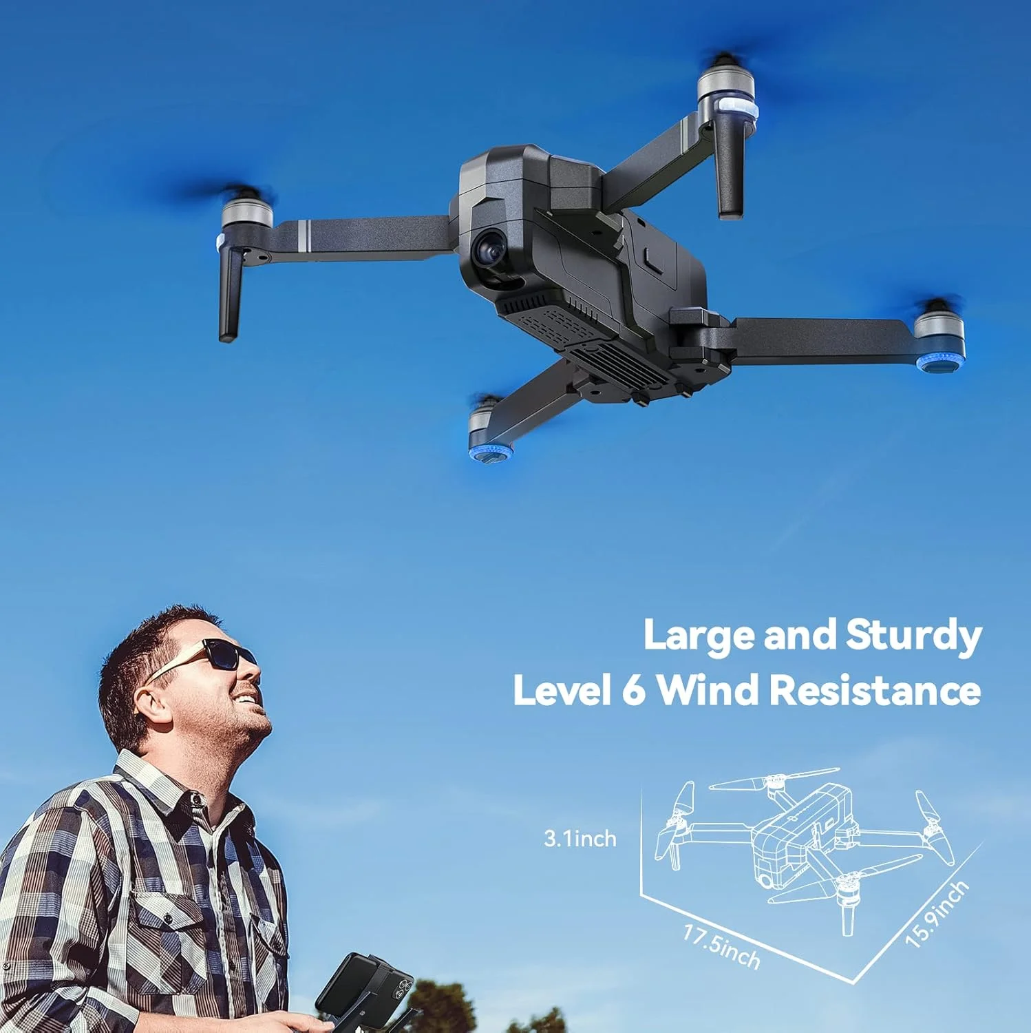 پهپاد Ruko F11 Pro کوادکوپتر 4K UHD با ویدئو زنده، پهپادهای GPS، پهپاد FPV با دوربین برای بزرگسالان و مبتدیان، 30 دقیقه زمان پرواز، باتری 2500mAh با عمر طولانی، موتور براشلس - مشکی (1 باتری اضافی + کیف حمل).… پهپاد Ruko F11 Pro کوادکوپتر 4K UHD با ویدئو زنده، پهپادهای GPS، پهپاد FPV با دوربین برای بزرگسالان و مبتدیان، 30 دقیقه زمان پرواز، باتری 2500mAh با عمر طولانی، موتور براشلس - مشکی (1 باتری اضافی + کیف حمل).…