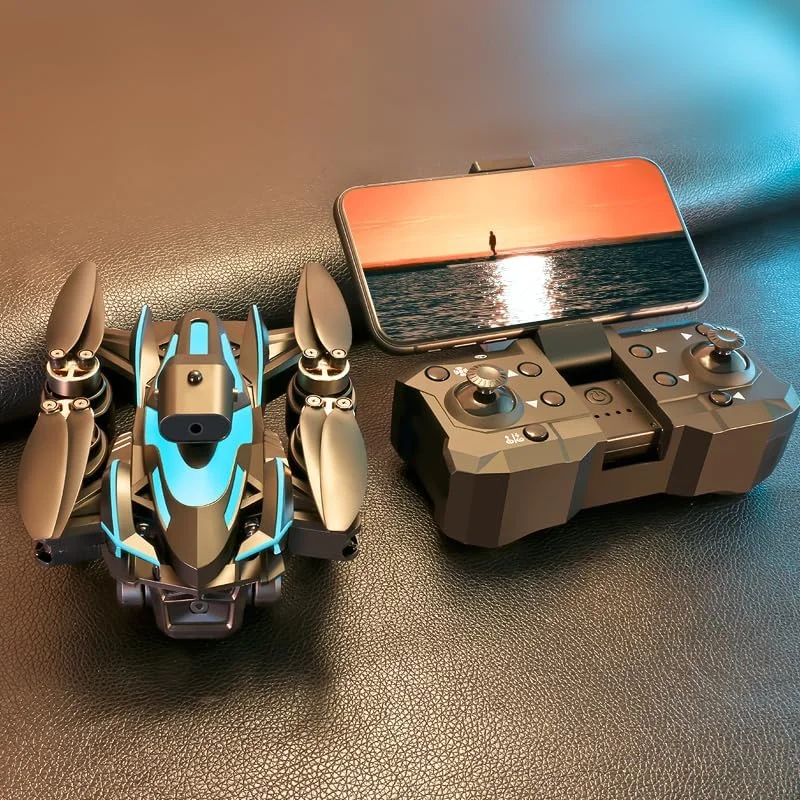 پهپادهای سری K مدل DKH برای جوانان و بزرگسالان با دوربین دوگانه، صفحه نمایش روی ریموت، ضبط با کیفیت بالا (چند رنگ)