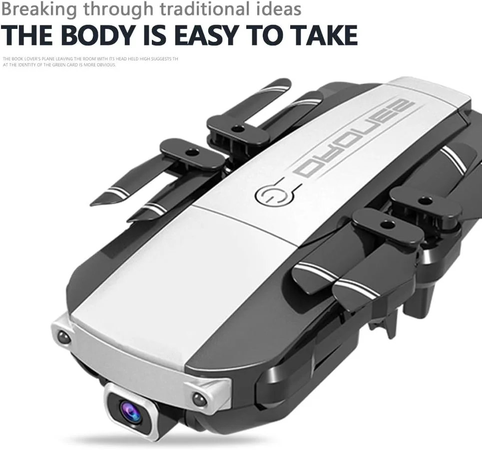 کوادکوپتر تاشو چند منظوره وای فای با دوربین حرفه ای 4K HD و زاویه دید گسترده، حالت نگهدارنده ارتفاع، هلی کوپتر کنترلی اسباب بازی