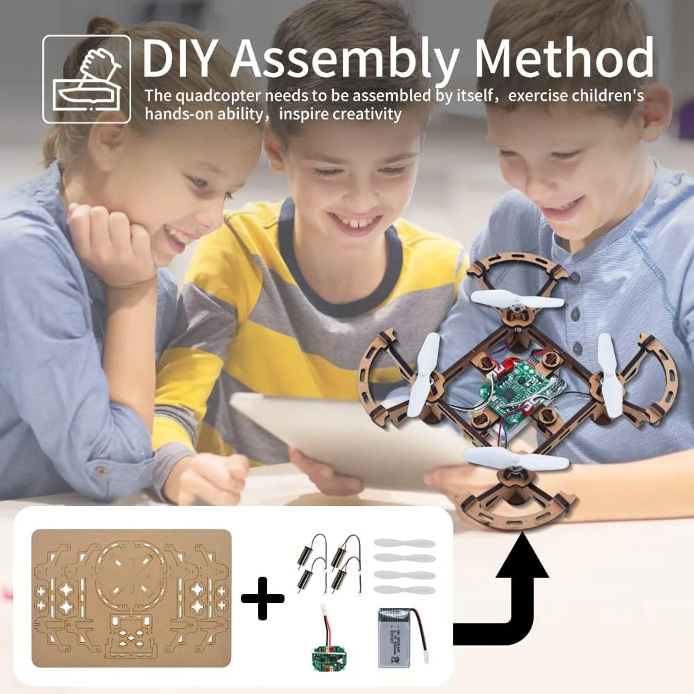کیت پهپاد چوبی XYQ-1 مناسب کودکان و مبتدیان، کوادکوپتر RC 2.4 گیگاهرتز با قابلیت حفظ ارتفاع، حالت بدون سر، چرخش سه بعدی و بلند شدن با یک کلید، هدیه اسباب بازی پرنده برای پسران و دختران کیت پهپاد چوبی XYQ-1 مناسب کودکان و مبتدیان، کوادکوپتر RC 2.4 گیگاهرتز با قابلیت حفظ ارتفاع، حالت بدون سر، چرخش سه بعدی و بلند شدن با یک کلید، هدیه اسباب بازی پرنده برای پسران و دختران