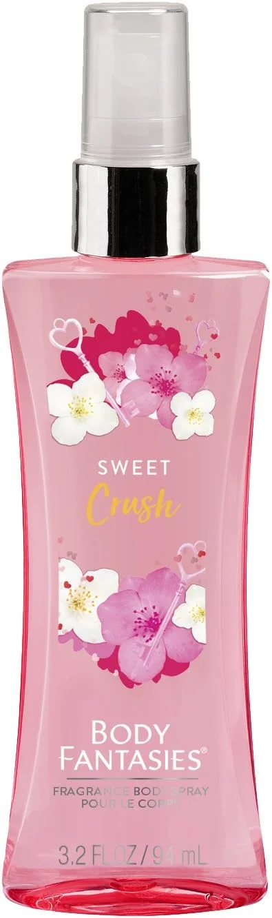 اسپری خوشبو کننده بدن بادی فانتزیز - رایحه سوییت کراش - ۹۴ میلی لیتر