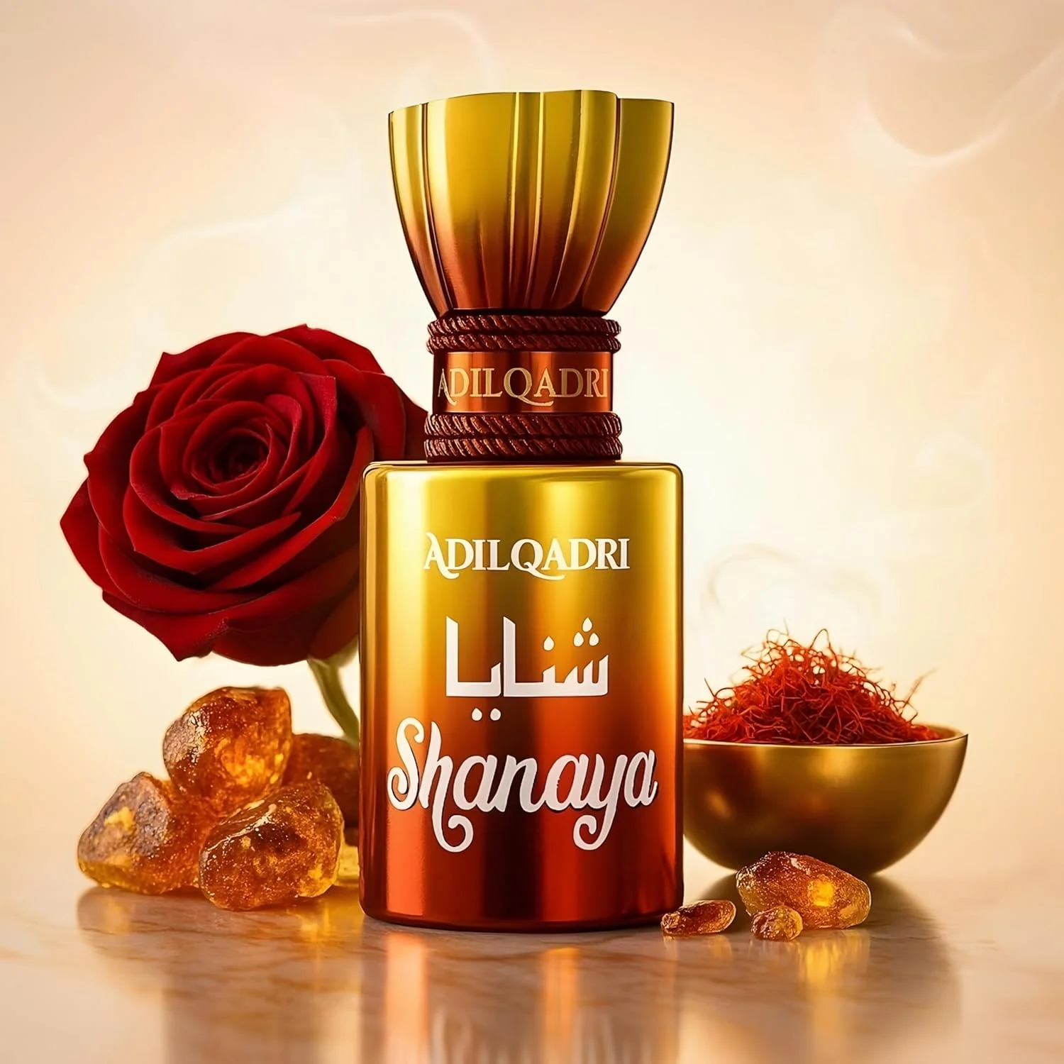 مجموعه عطر عود سفید شانایا و عود الهاشمی عادل قدری | رایحه ای قوی مردانه عربی فرانسوی و رایحه شیرین عربی | عطر رولی غیر الکلی ماندگار برای مردان و زنان | بسته 3 عددی - 5.5 میلی لیتر