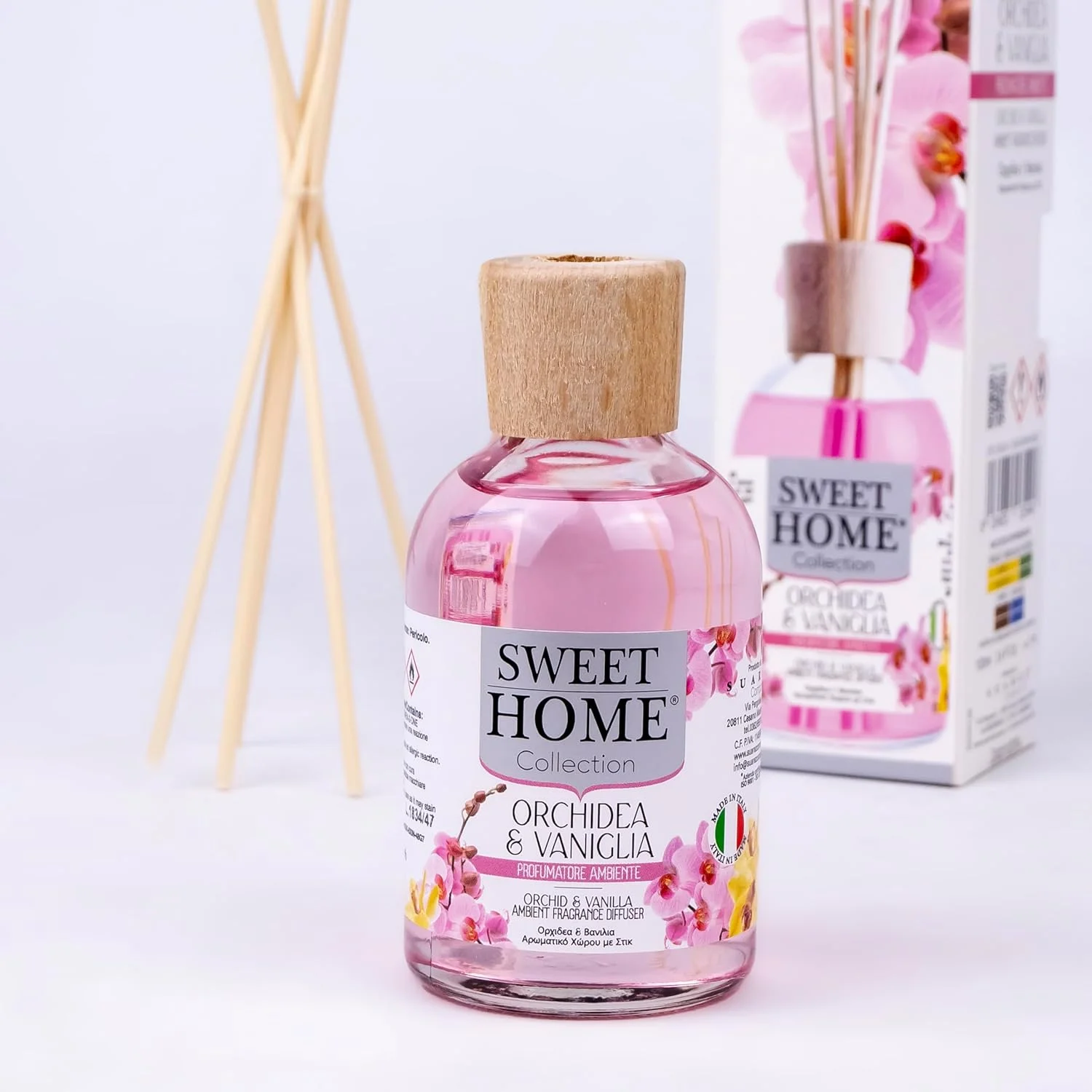خوشبو کننده هوا سوئارز مدل ارکیده و وانیل مناسب منزل، 100 میلی لیتر خوشبو کننده هوا سوئارز مدل ارکیده و وانیل مناسب منزل، 100 میلی لیتر