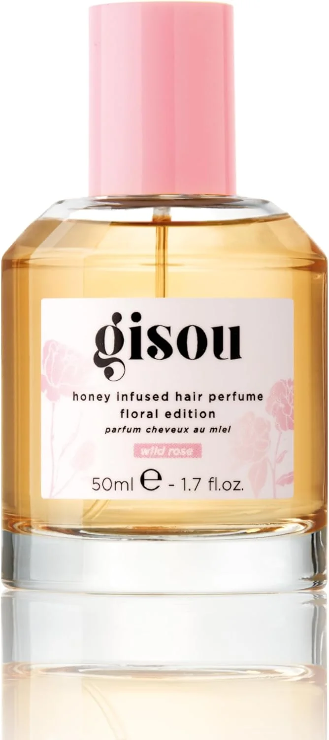 عطر موی غنی شده با عسل گیسو، عطر موی لطیف با رایحه های شیرین عسل، اسپری درخشان کننده و آبرسان مو (50 میلی لیتر) (رز وحشی)