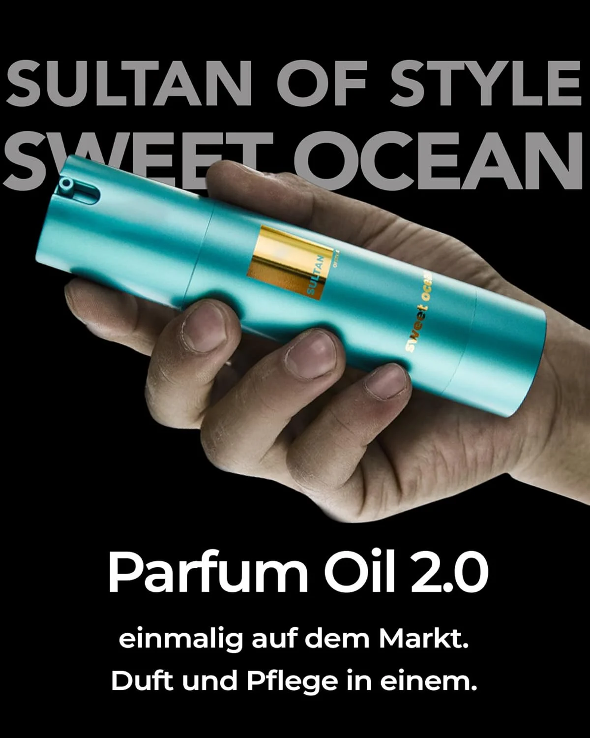 روغن عطر مردانه اقیانوس شیرین سلطان استایل، رایحه ای تازه و شیرین، 100% فاقد الکل، حاوی روغن های ضروری مغذی، هدیه ای برای آقایان