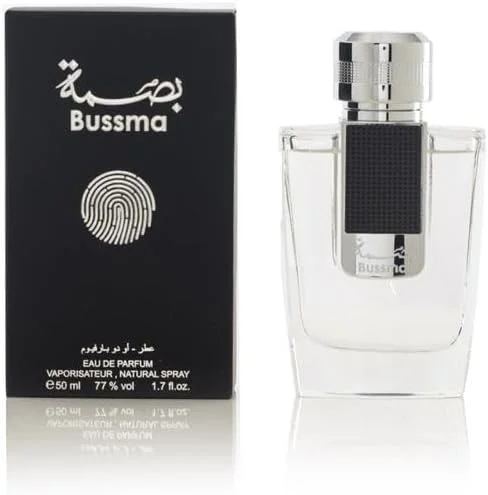 عود عربی بوسما، ادو پرفیوم унисекс، ۵۰ میلی لیتر، رایحه چوب کهربا، با آناناس، یاس، چوب سدر، مشک شیرین