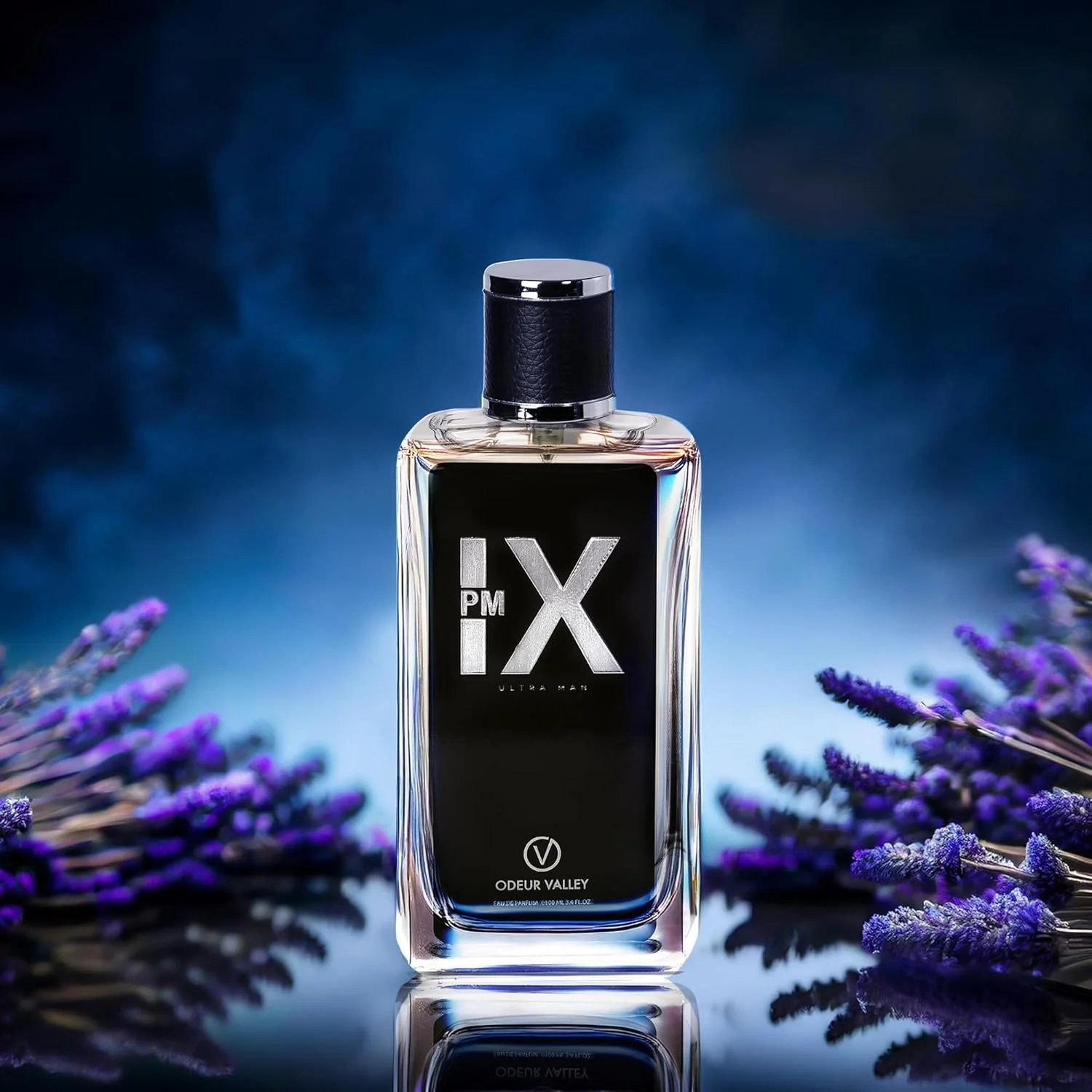 ادو پرفیوم مردانه IX PM Ultra-man، رایحه ماندگار، اسطوخودوس، رایحه شیرین و وانیلی، عطر بسیار غلیظ (1 عدد 100 میلی لیتری) ساخت فرانسه