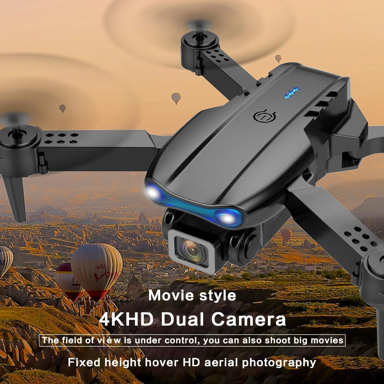 دوربین کوادکوپتر تاشو E99 Pro با کیفیت 4K، کنترل از راه دور، وای فای FPV و ویدیو زنده HD 1080P مناسب نوجوانان برای ولاگ و مهمانی دوربین کوادکوپتر تاشو E99 Pro با کیفیت 4K، کنترل از راه دور، وای فای FPV و ویدیو زنده HD 1080P مناسب نوجوانان برای ولاگ و مهمانی