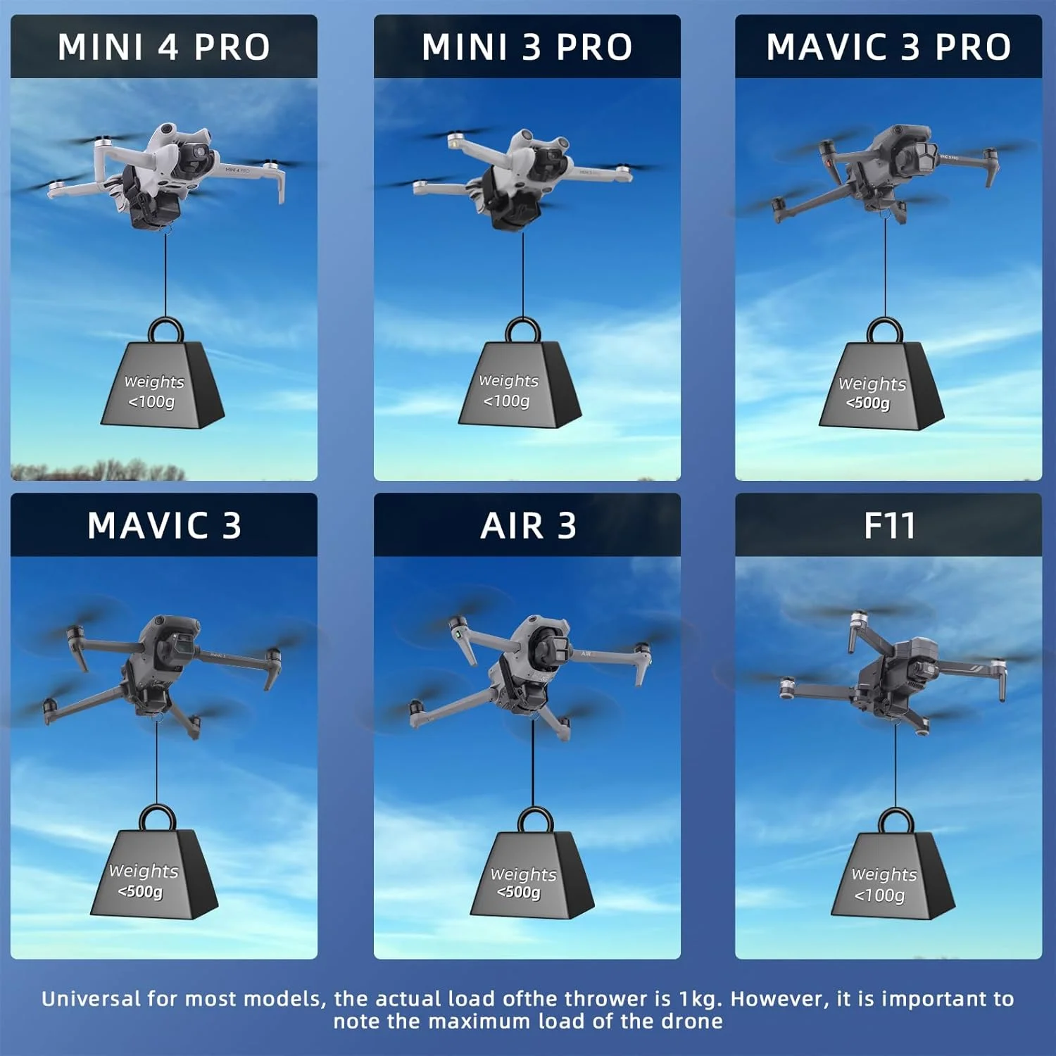 سیستم پرتاب محموله هوایی BRDRC برای DJI Mini 4 Pro/Mini 3 Pro/Air 3/Mavic 3 Pro، رهاسازی و تحویل بار، مناسب برای ماهیگیری با رهاسازی طعمه، صحنه عروسی، طعمه ماهیگیری و لوازم جانبی نجات سیستم پرتاب محموله هوایی BRDRC برای DJI Mini 4 Pro/Mini 3 Pro/Air 3/Mavic 3 Pro، رهاسازی و تحویل بار، مناسب برای ماهیگیری با رهاسازی طعمه، صحنه عروسی، طعمه ماهیگیری و لوازم جانبی نجات