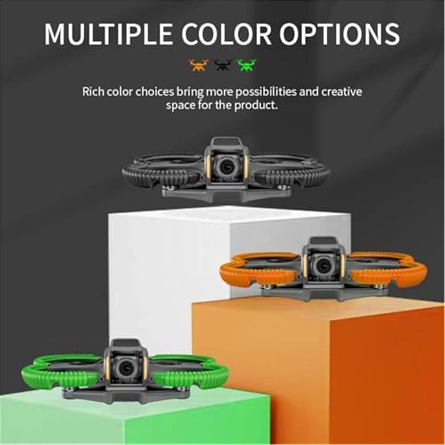 محافظ پروانه ضد برخورد، برای DJI، پوشش های محافظ پروانه پهپاد AVATA2 حلقه سپر محافظ فلورسنت پوسته محافظ TPU (مشکی) محافظ پروانه ضد برخورد، برای DJI، پوشش های محافظ پروانه پهپاد AVATA2 حلقه سپر محافظ فلورسنت پوسته محافظ TPU (مشکی)