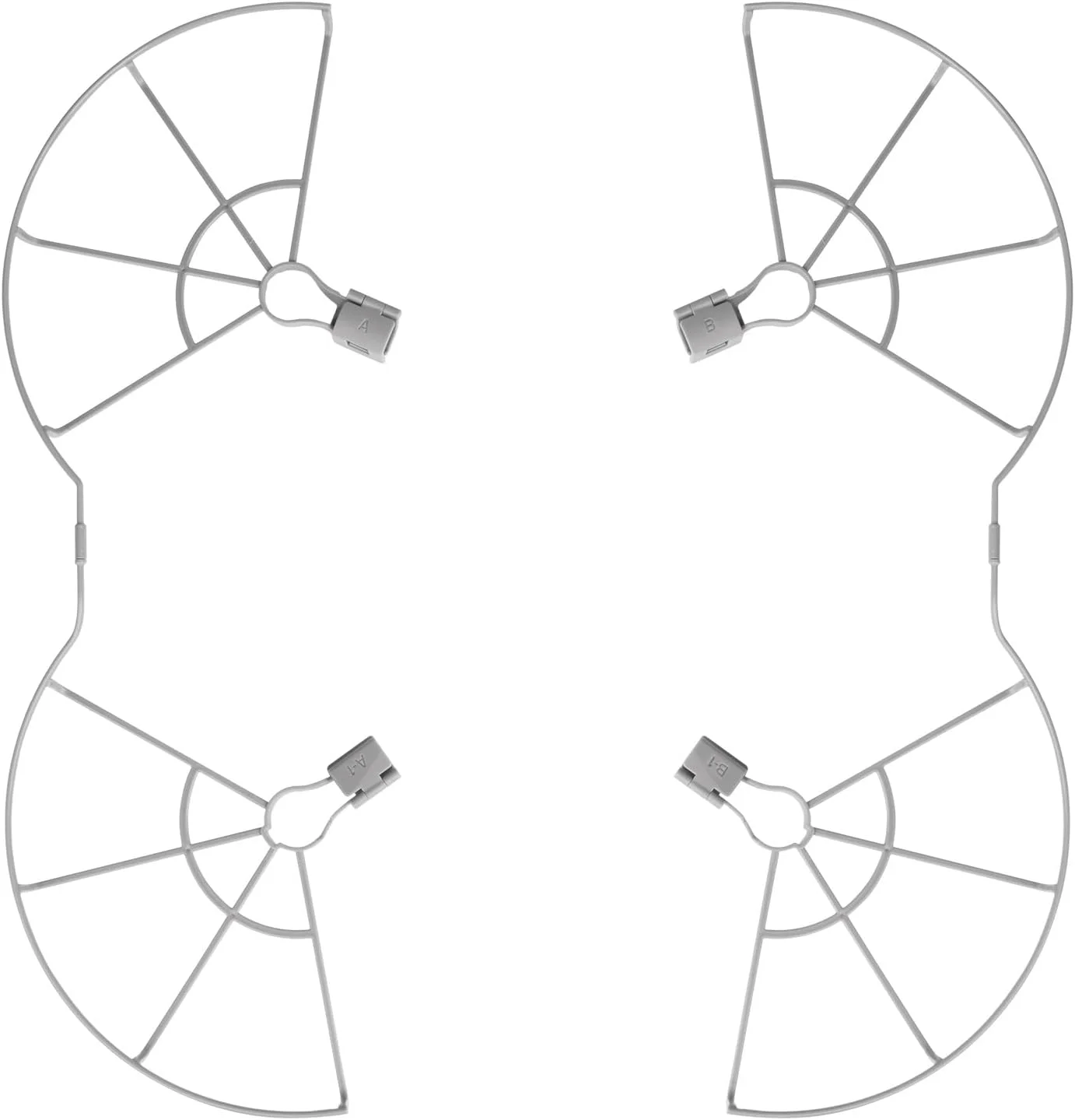 محافظ پروانه رهاسازی سریع برای لوازم جانبی پهپاد DJI Air 3، پوشش محافظ پره های پروانه برای پهپاد DJI Air 3 (خاکستری)