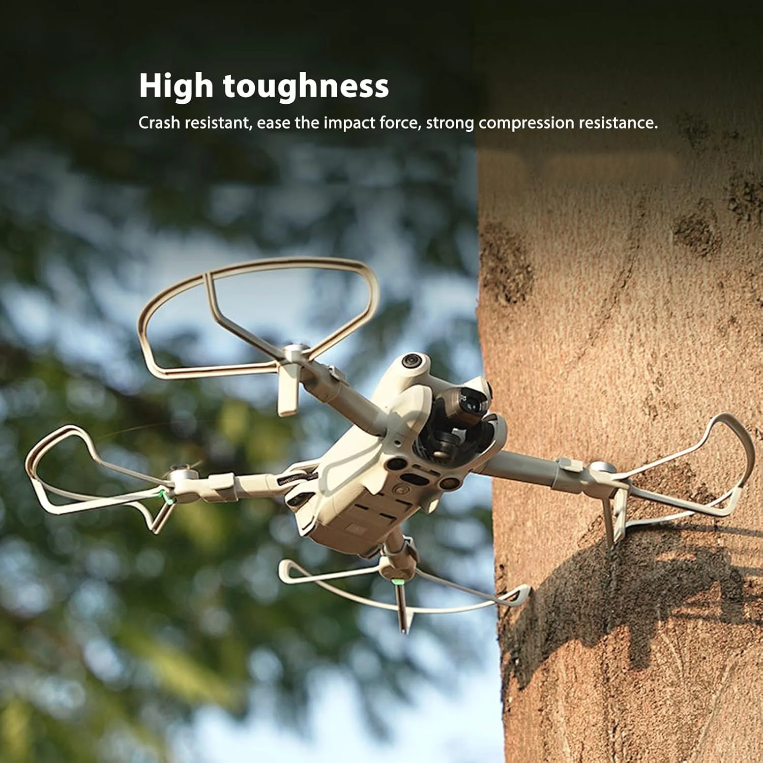 محافظ ملخ پهپاد Denash، قابل حمل، افزایش ایمنی، نصب آسان، محافظ ملخ پهپاد 4 عددی برای مسافرت