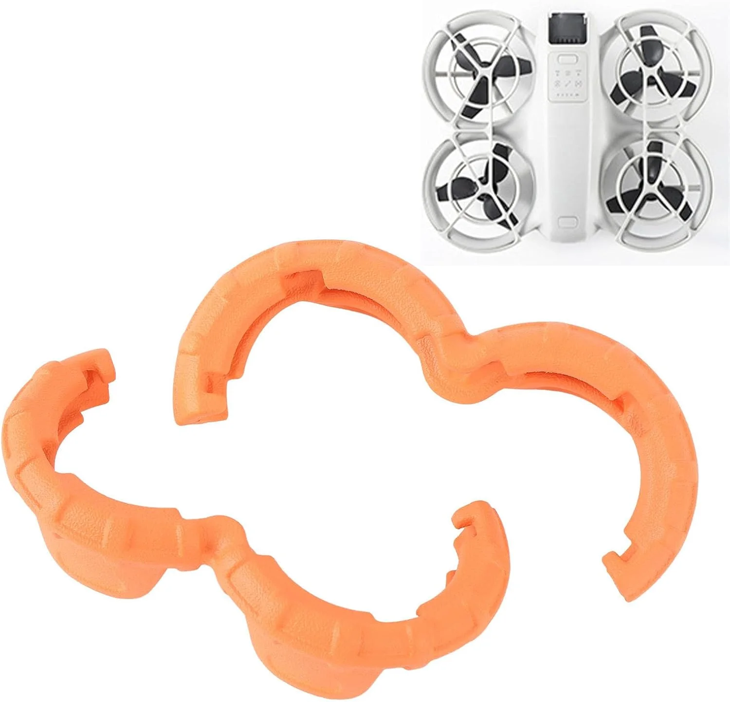 محافظ پروانه کوادکوپتر Bewinner، محافظ پروانه کوادکوپتر، پوشش محافظ سبک وزن EVA ضد برخورد شناور در آب، رنگ نارنجی روشن