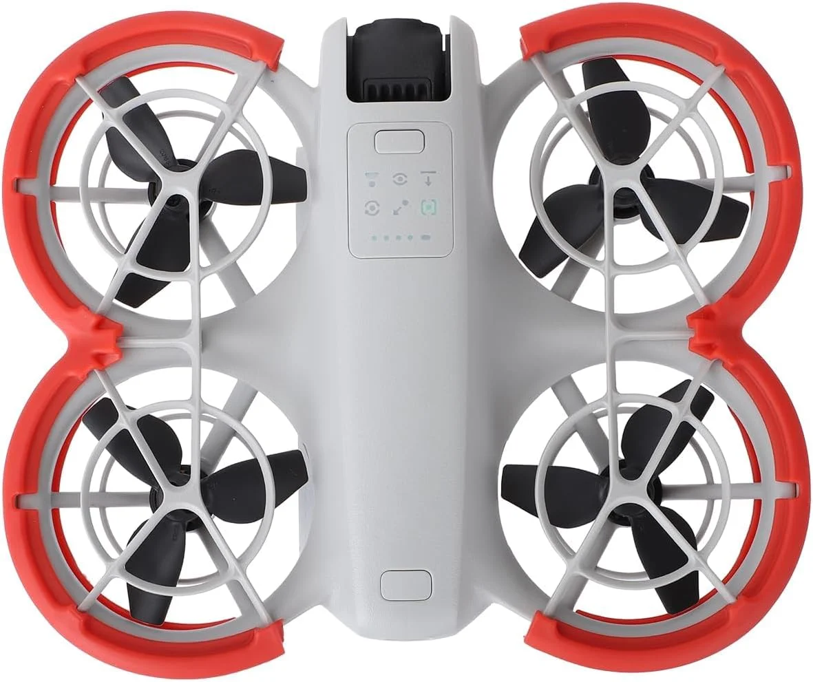 محافظ پروانه برای DJI Neo، حلقه محافظ ضربه گیر پروانه های پهپاد، محافظ ضد برخورد پره های TPU