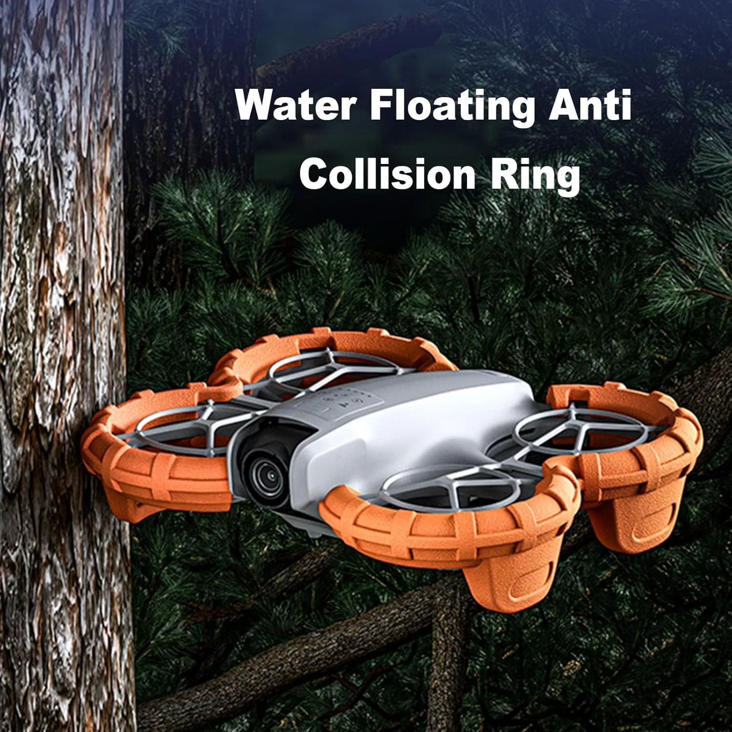 محافظ پروانه کوادکوپتر Bewinner، محافظ پروانه کوادکوپتر، پوشش محافظ سبک وزن EVA ضد برخورد شناور در آب، رنگ نارنجی روشن