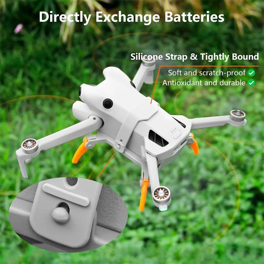 پایه فرود تاشو YARDHOBI برای DJI Mini 4 Pro، کیت افزایش ارتفاع پایه عنکبوتی، نارنجی