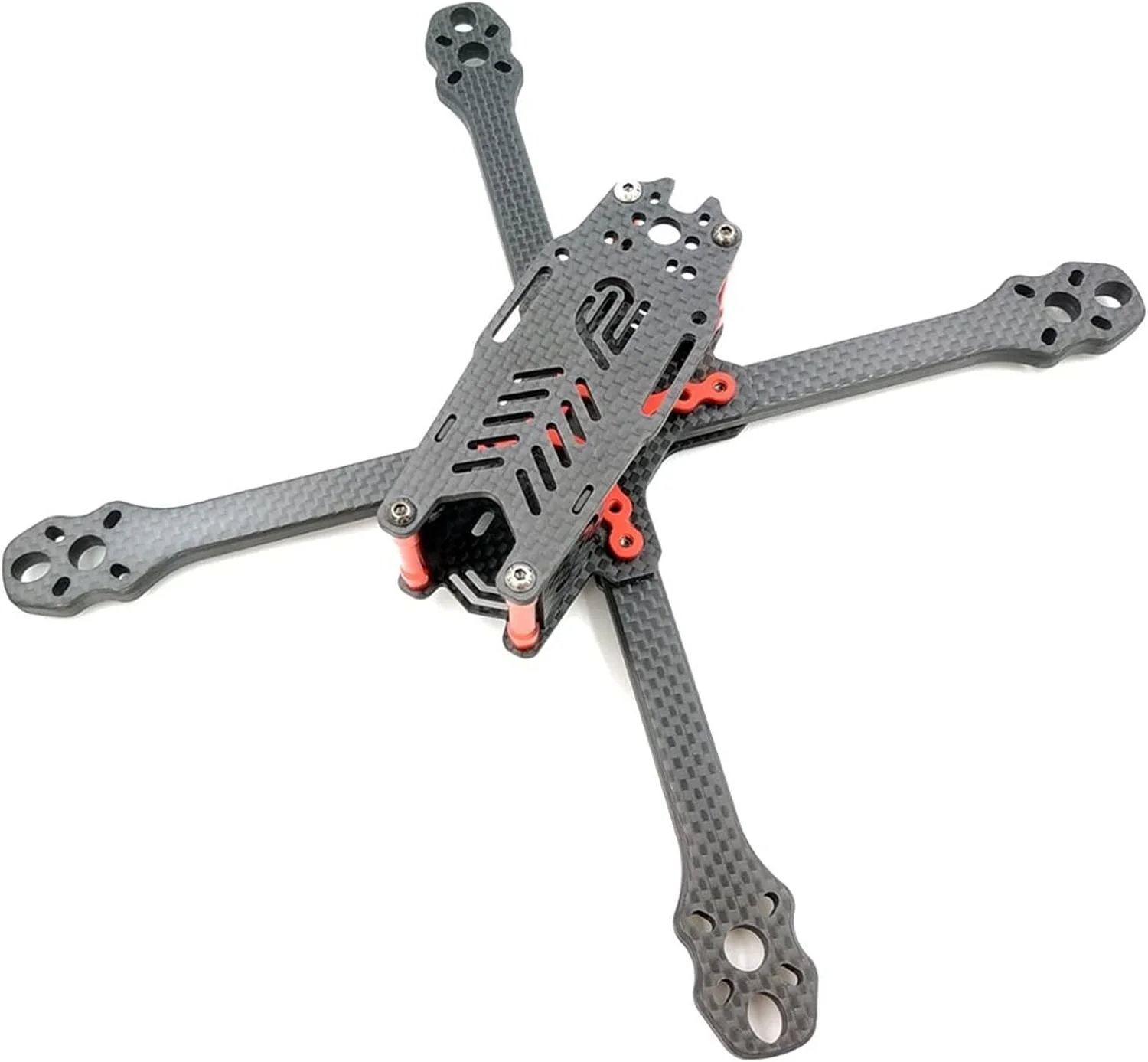 فریم مسابقه ای FPV 220 با بازوهای 6 میلی متری فیبر کربنی، کیت فریم کوادکوپتر مسابقه ای RC Drone FPV، کوادکوپتر فری استایل True X UAV، بازوهای فریم