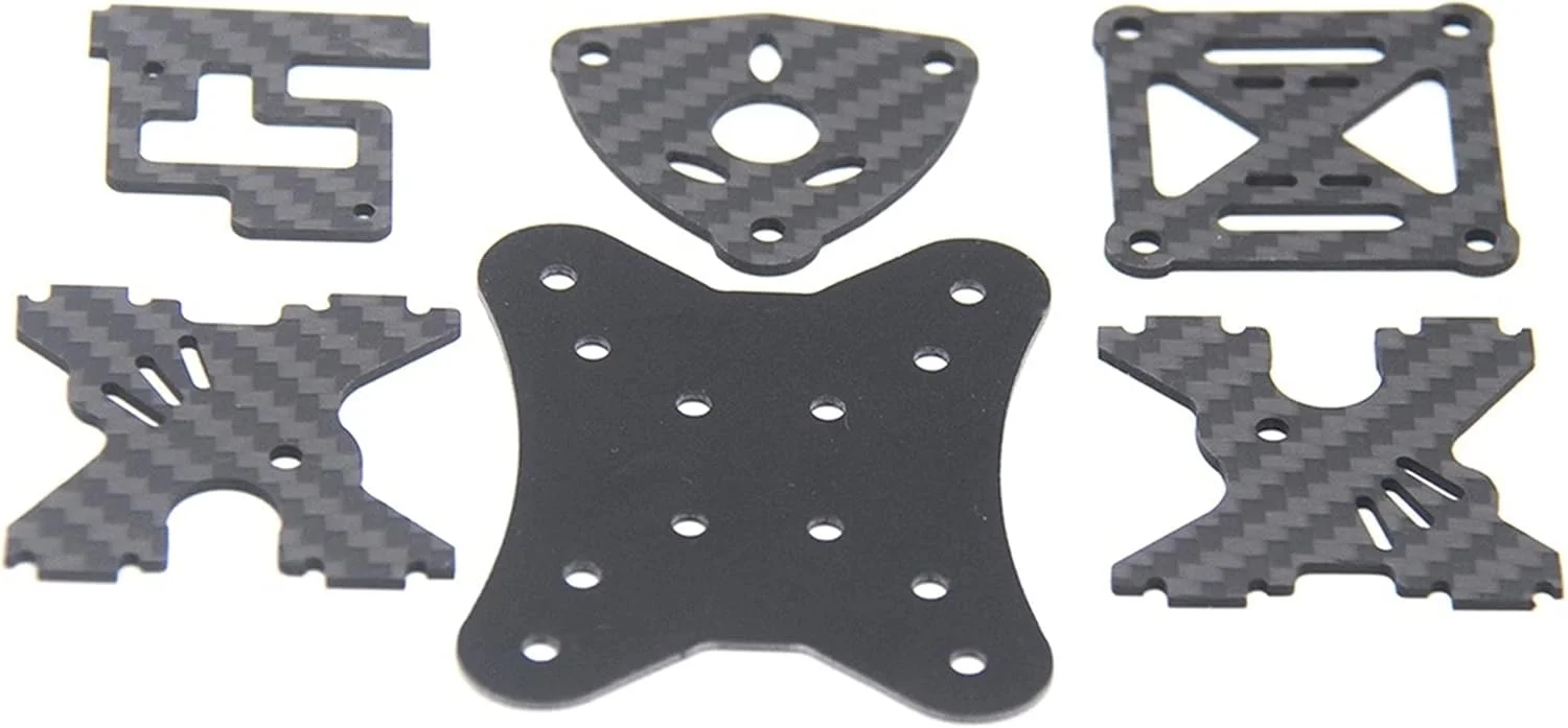 فریم 220mm با بازوهای 4mm فیبر کربنی برای کوادکوپتر مسابقه ای FPV Martian II (کیت لوازم جانبی)