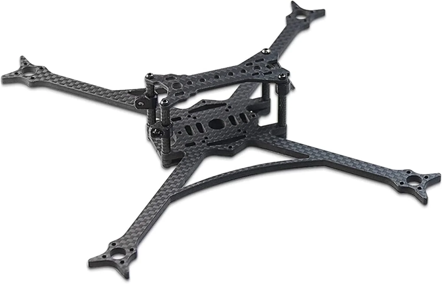 کیت فریم فیبر کربنی T700 با بازوی 4 میلی‌متری و فاصله بین دو محور 195 میلی‌متری، مناسب برای قطعات یدکی کوادکوپتر مسابقه ای FPV