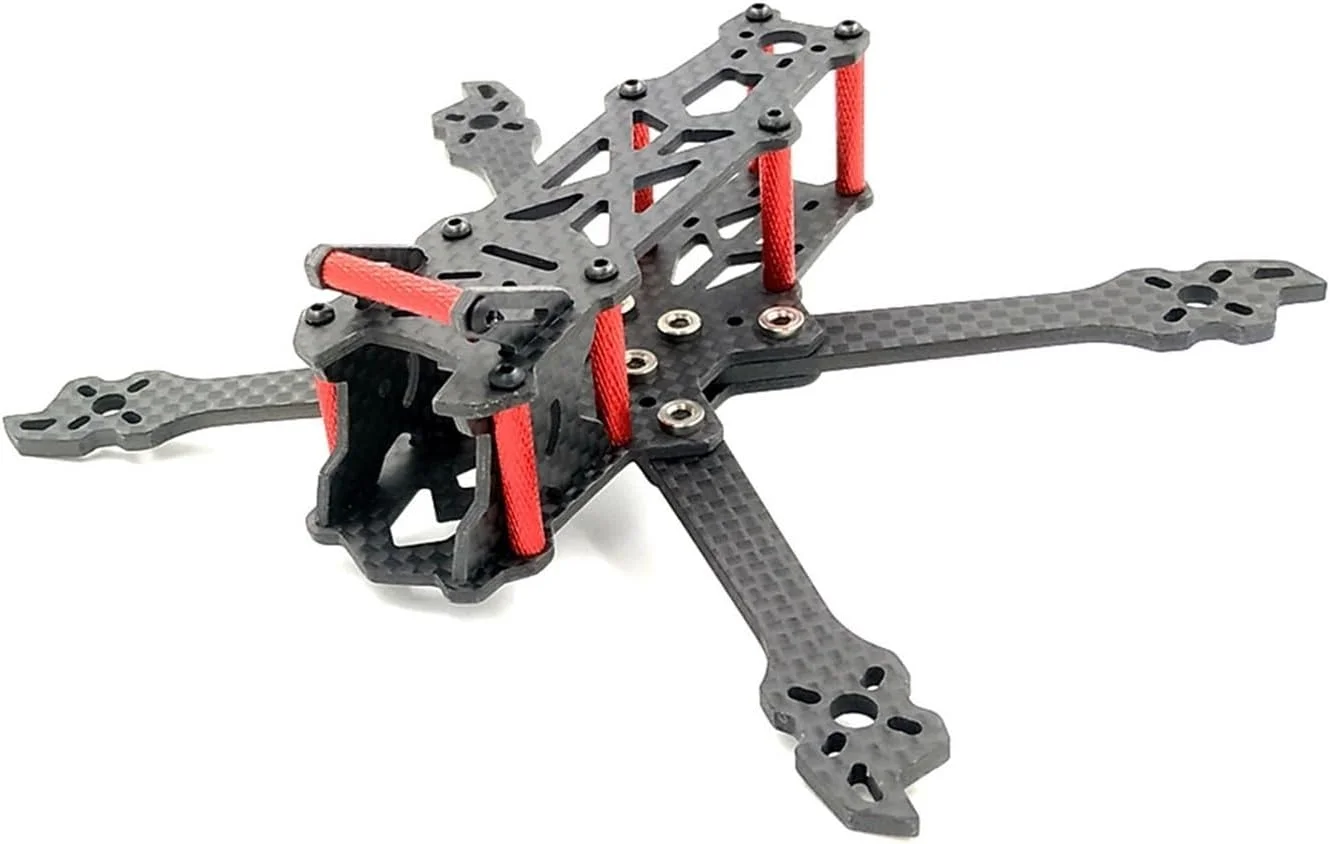 کیت فریم کوادکوپتر مسابقه ای FPV با بازوهای 3 میلی متری، مناسب موتورهای 1306 1407 و دوربین های سری Micro 3030 3045 F7