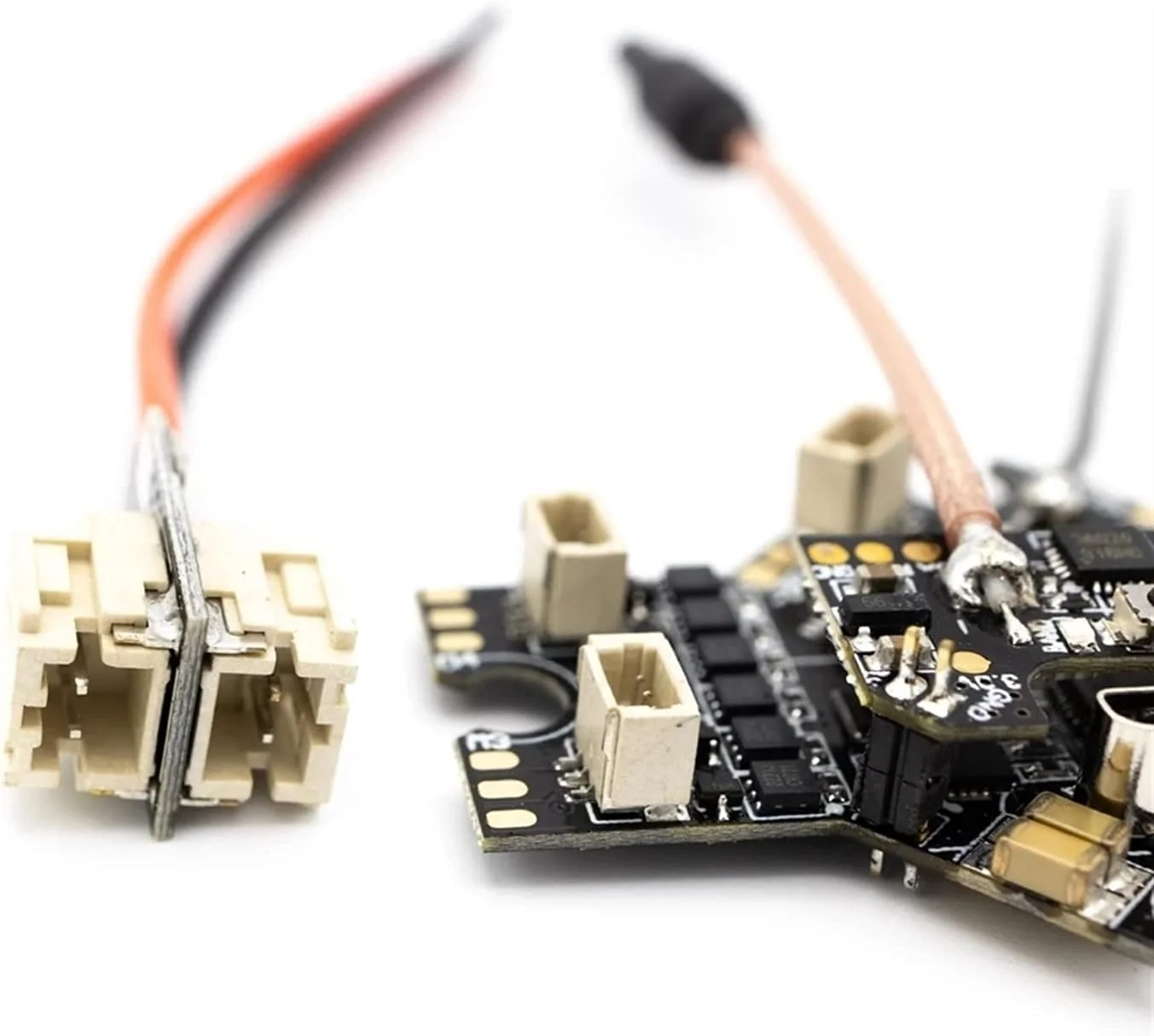 قطعات یدکی پهپاد FPV، کیت فریم 75 میلی‌متری Tinyhawk II 1-2S Whoop FPV Racing Drone؛ کنترلر پرواز؛ موتور 16000KV؛ بازوهای فریم کوادکوپتر (برد کنترل اصلی)