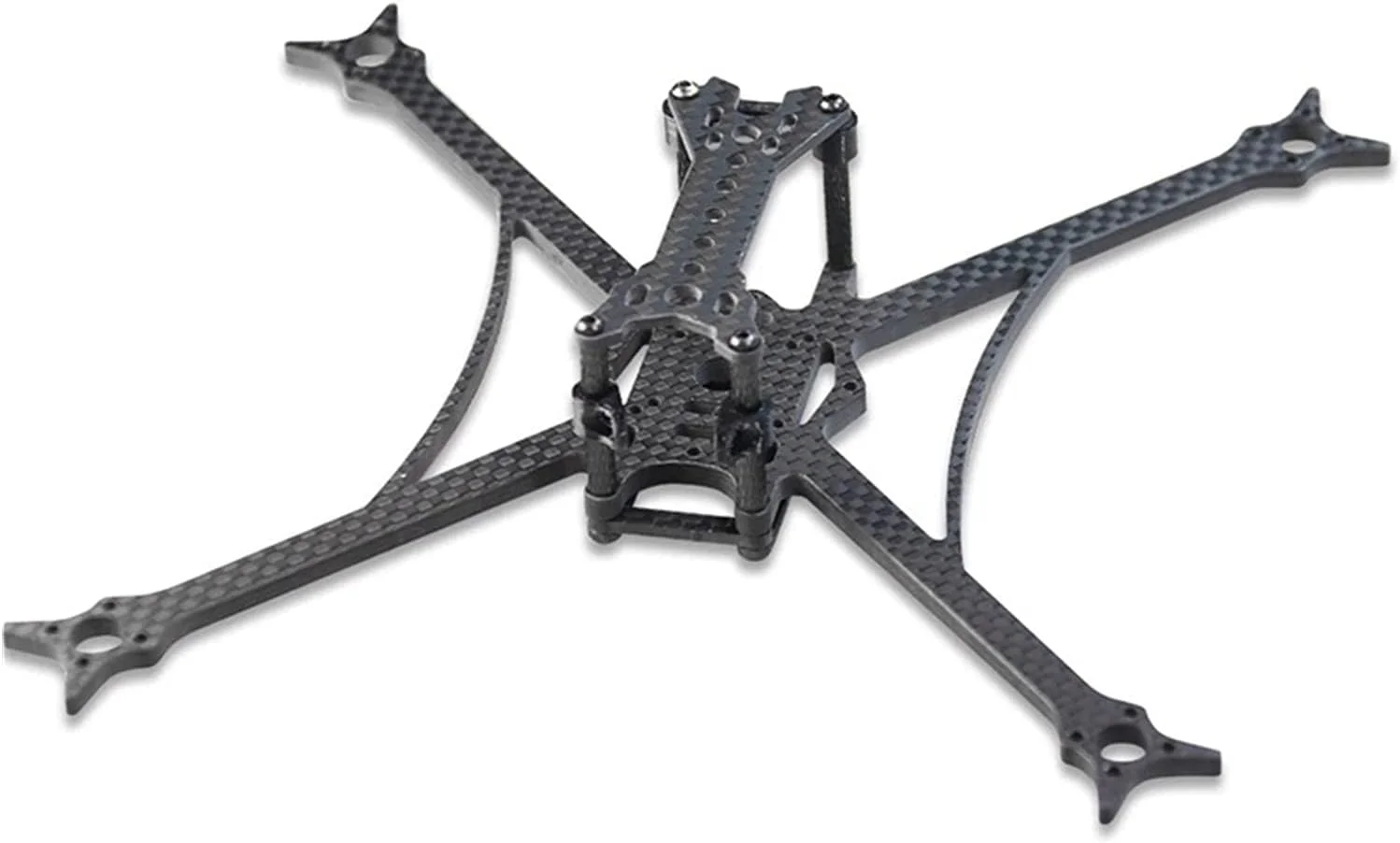 کیت فریم فیبر کربنی T700 با بازوی 4 میلی‌متری و فاصله بین دو محور 195 میلی‌متری، مناسب برای قطعات یدکی کوادکوپتر مسابقه ای FPV