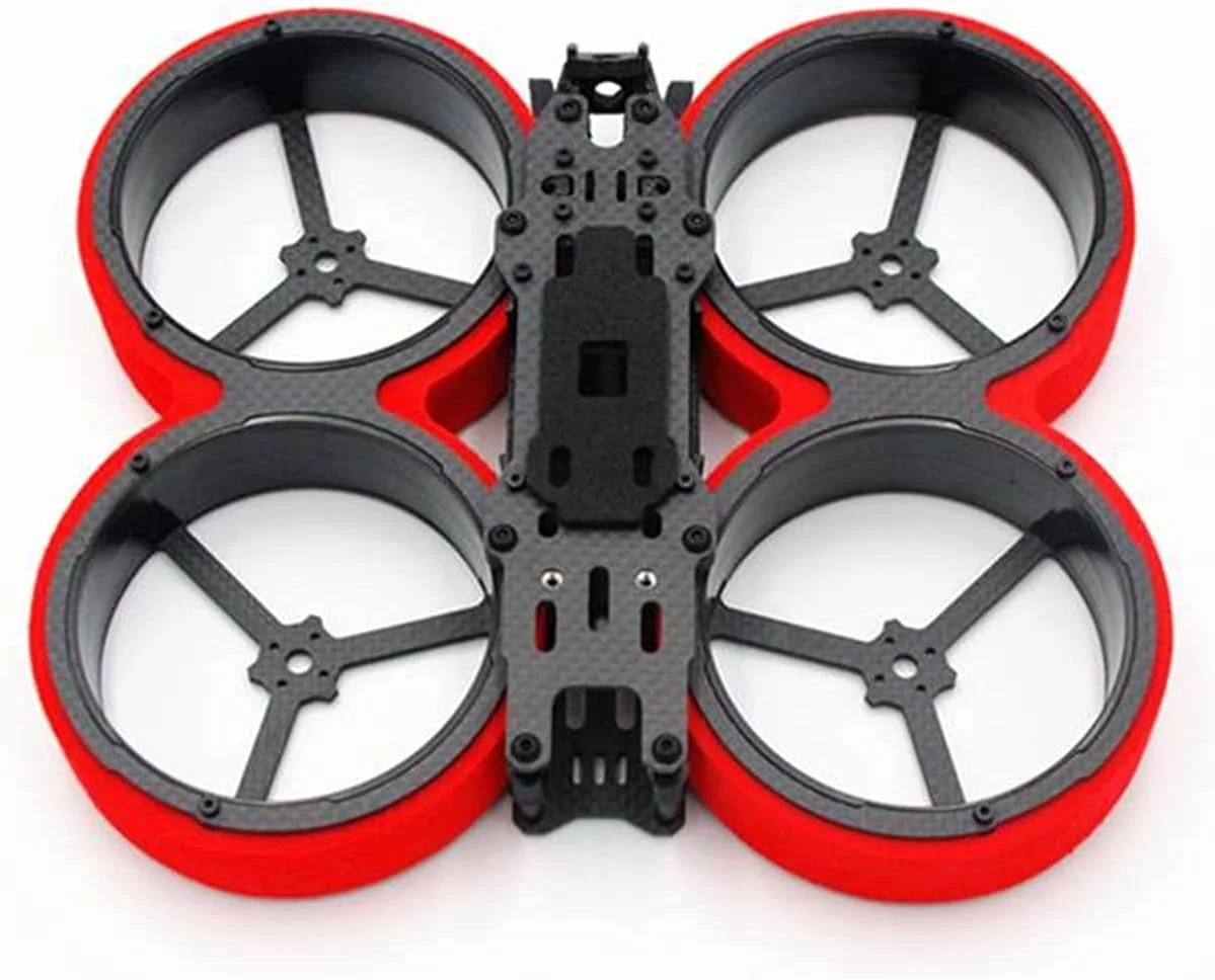 کیت فریم داکت 3 اینچی با فاصله بین دو محور 154 میلی‌متری برای کوادکوپتر مسابقه‌ای RC FPV، قطعات RC، لوازم جانبی DIY، بازوهای فریم کوادکوپتر (مشکی)