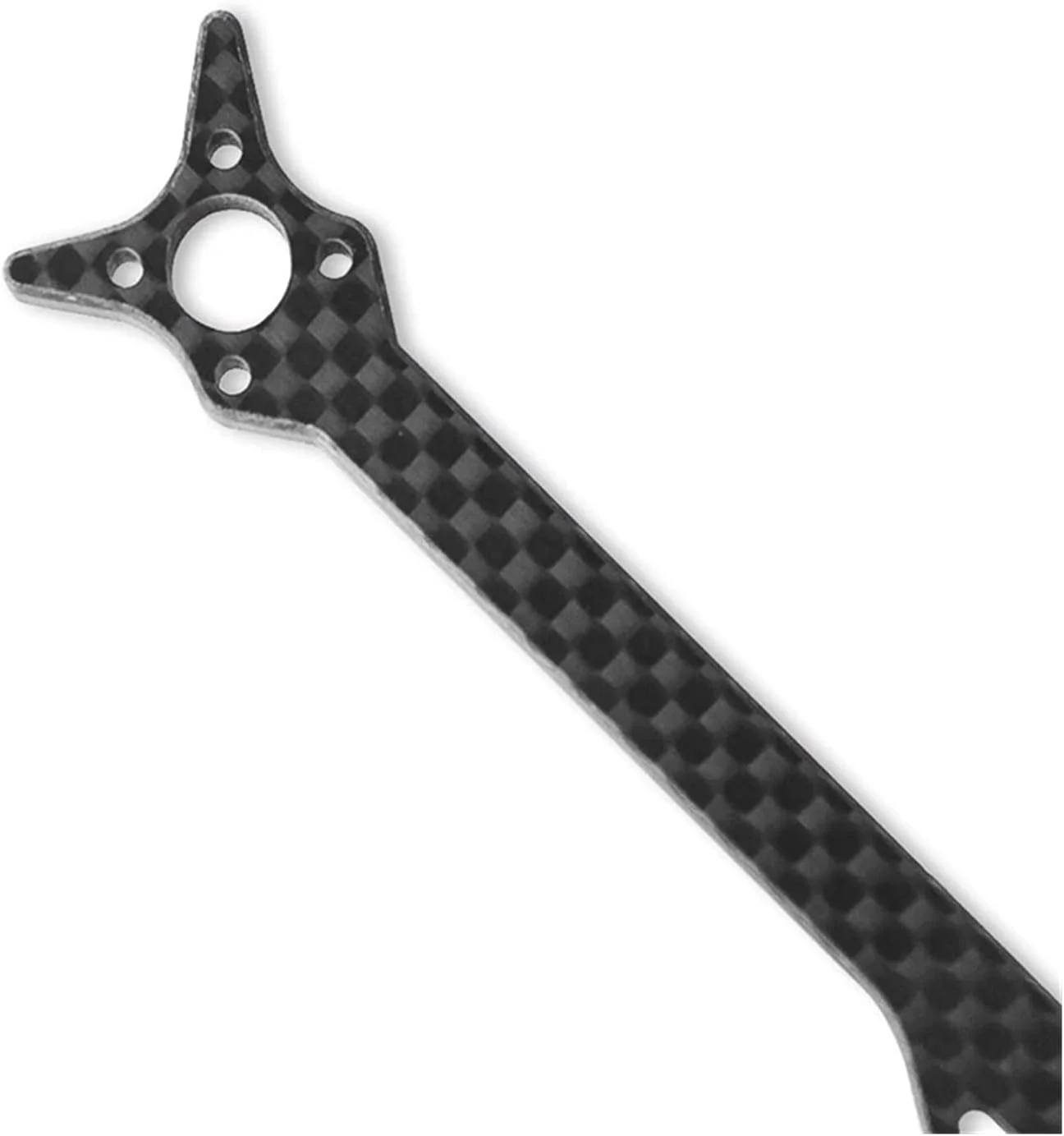 کیت فریم فیبر کربنی T700 با بازوی 4 میلی‌متری و فاصله بین دو محور 195 میلی‌متری، مناسب برای قطعات یدکی کوادکوپتر مسابقه ای FPV