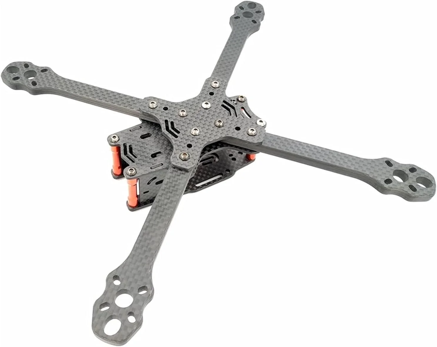 فریم مسابقه ای FPV 220 با بازوهای 6 میلی متری فیبر کربنی، کیت فریم کوادکوپتر مسابقه ای RC Drone FPV، کوادکوپتر فری استایل True X UAV، بازوهای فریم