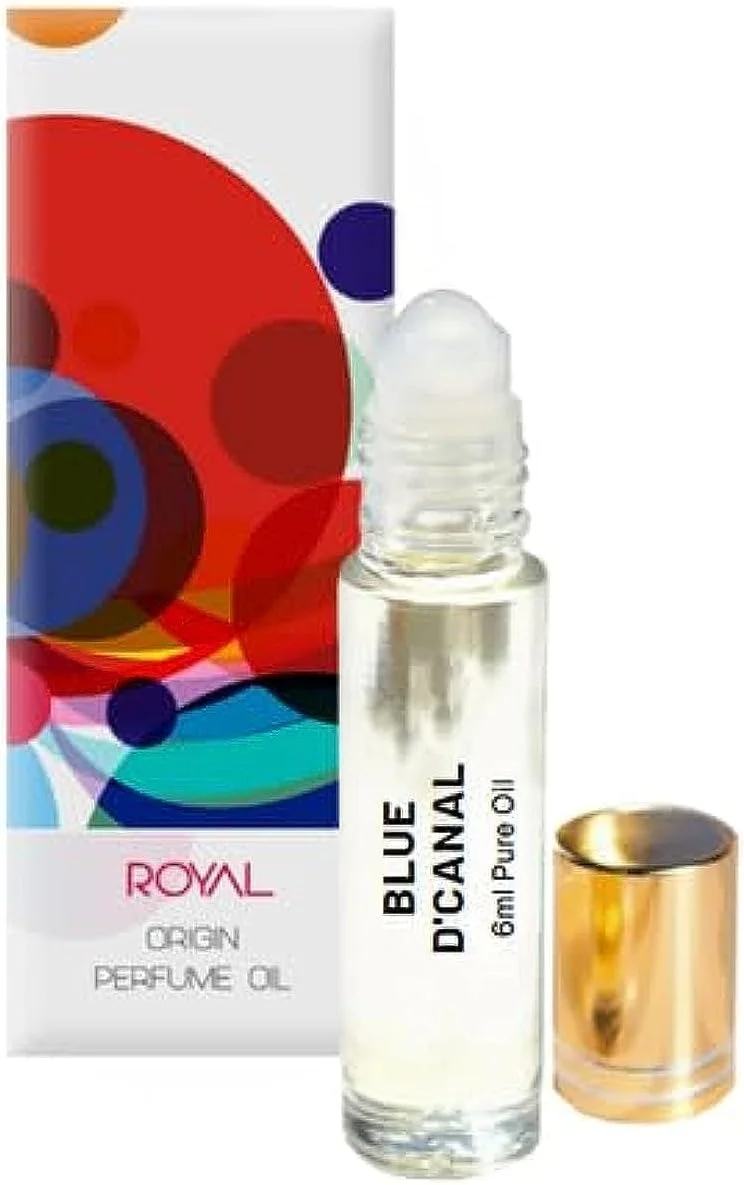 روغن عطر مردانه TSZ Scent Blue dChanal، رایحه ای خالص، ماندگار و متمرکز، رول-آن 6 میلی لیتری، با طراوت و پاکیزه