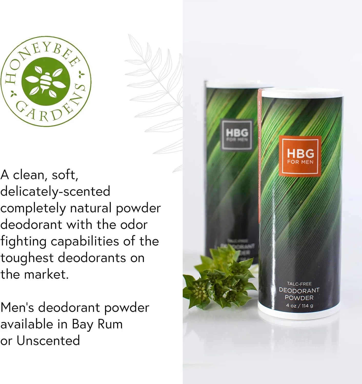 پودر دئودورانت مردانه Honeybee Gardens، رایحه Bay Rum | بدون تالک | بدون آلومینیوم | 100% مواد طبیعی | رایحه مردانه، شیرین و تند پودر دئودورانت مردانه Honeybee Gardens، رایحه Bay Rum | بدون تالک | بدون آلومینیوم | 100% مواد طبیعی | رایحه مردانه، شیرین و تند