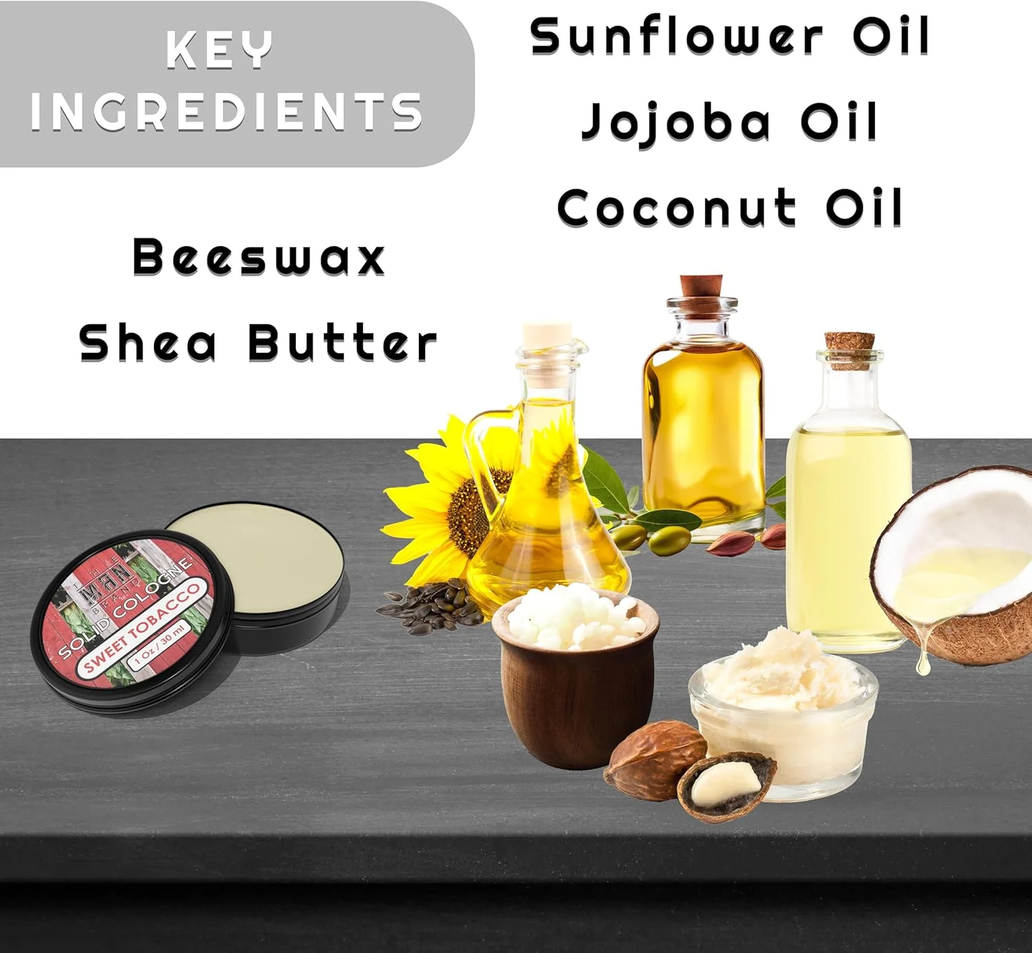 ادکلن جامد مردانه با رایحه تنباکو شیرین، ادکلن تنباکویی مومی برای مردان، عطر جامد با رایحه تنباکو شیرین (30 گرم، بالم ادکلن مردانه تنباکو شیرین)