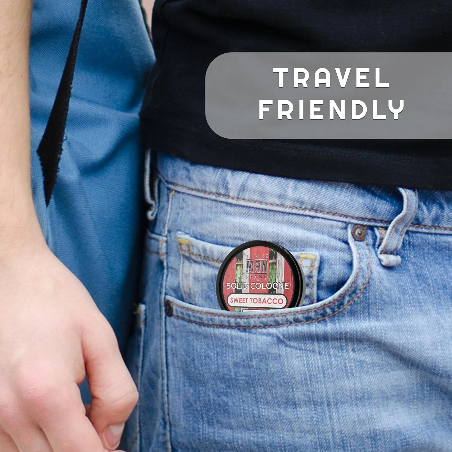 ادکلن جامد مردانه با رایحه تنباکو شیرین، ادکلن تنباکویی مومی برای مردان، عطر جامد با رایحه تنباکو شیرین (30 گرم، بالم ادکلن مردانه تنباکو شیرین)