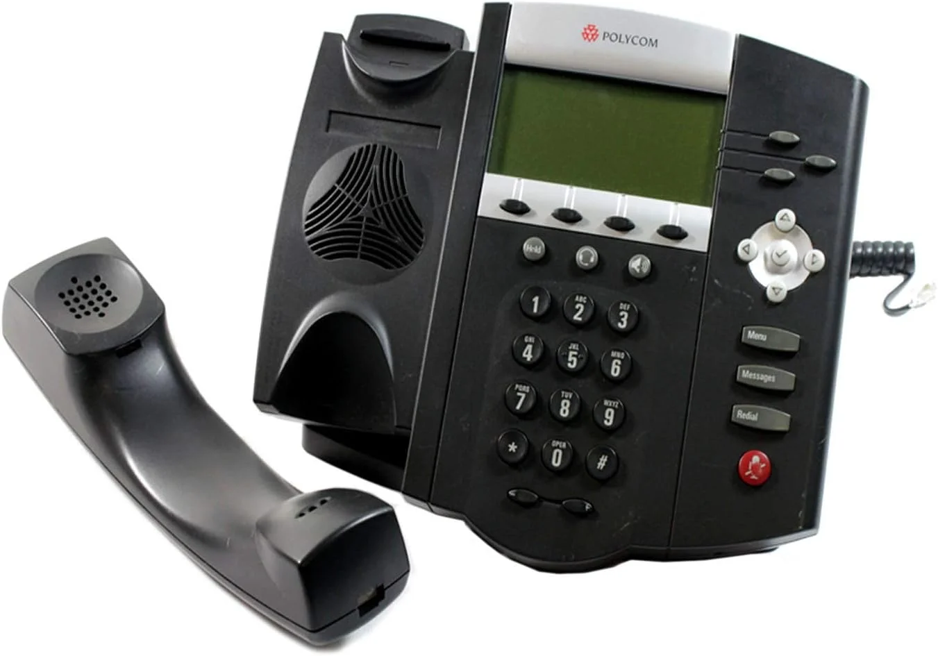 تلفن رومیزی Polycom SoundPoint IP 450 به همراه منبع تغذیه