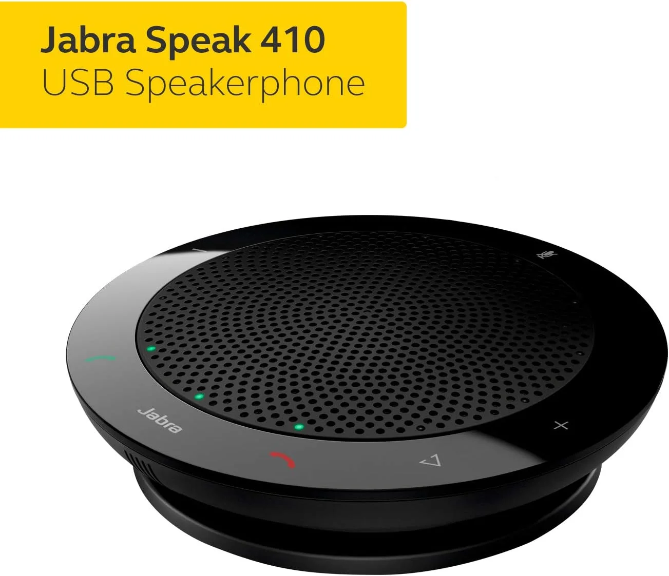 اسپیکرفون سیم دار جبرا Speak 410 برای سافت فون ها – نصب آسان، اسپیکر USB قابل حمل برای برگزاری جلسات در هر مکان با کیفیت صدای عالی