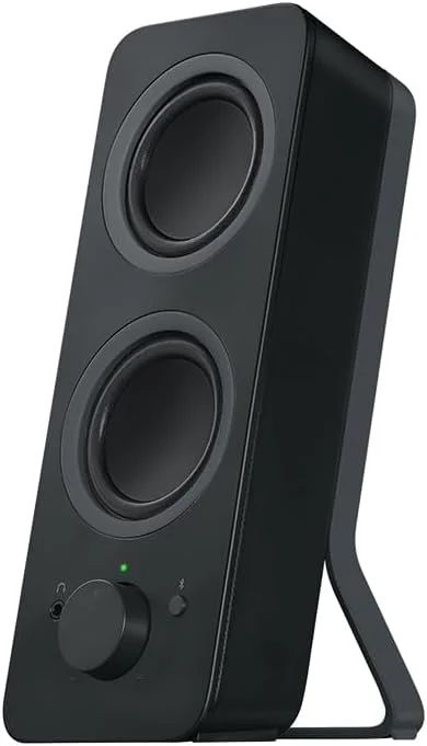 اسپیکر بلوتوثی بی سیم کامپیوتر لاجیتک Z207، صدای استریو، توان خروجی 10 وات، ورودی صدای 3.5 میلی متری، جک هدفون، چند دستگاه، سوئیچ آسان، دوشاخه UK، کامپیوتر/تلویزیون/تلفن هوشمند/تبلت - مشکی